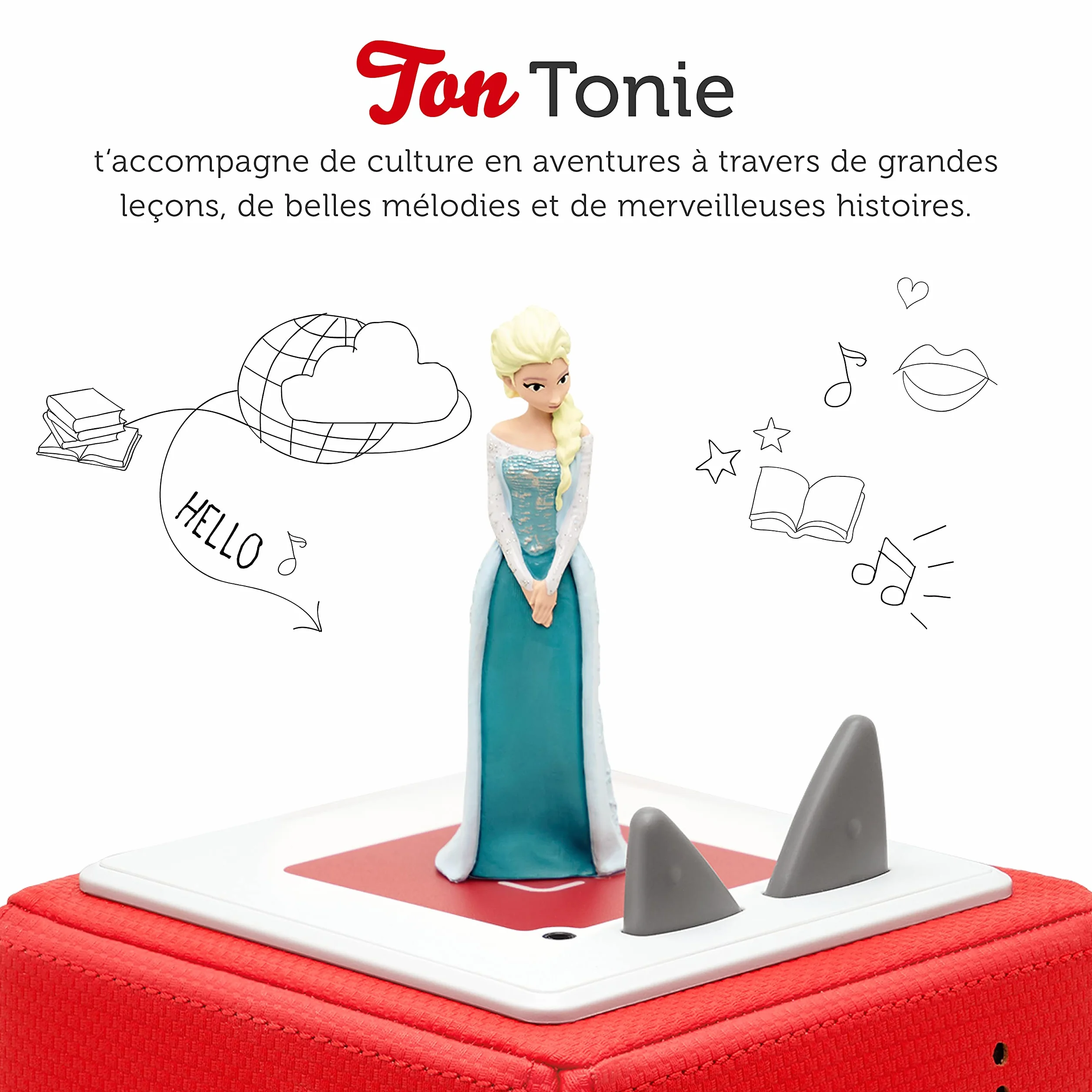 tonies Figurine La Reine des Neiges Elsa Personnage Histoire Audio chansons Toniebox audioconte 4 Ans