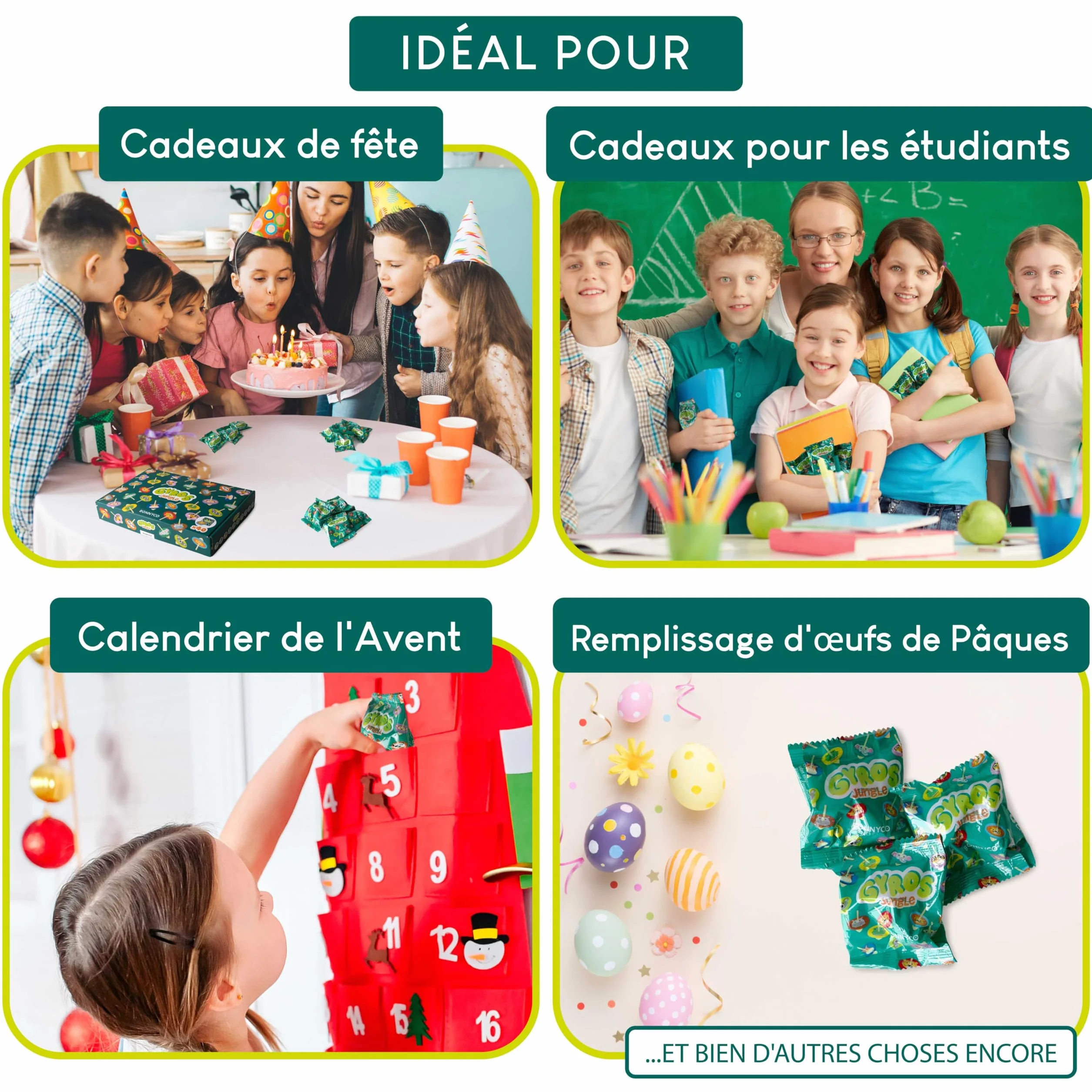 BONNYCO Toupie Enfant Pack 40 Cadeau Anniversaire Enfants Invites Toupie Bois Petit Jouet Pinata Mixte Pochette Surprise Mini Jouet Lot Kermesse Goodies Assortiment