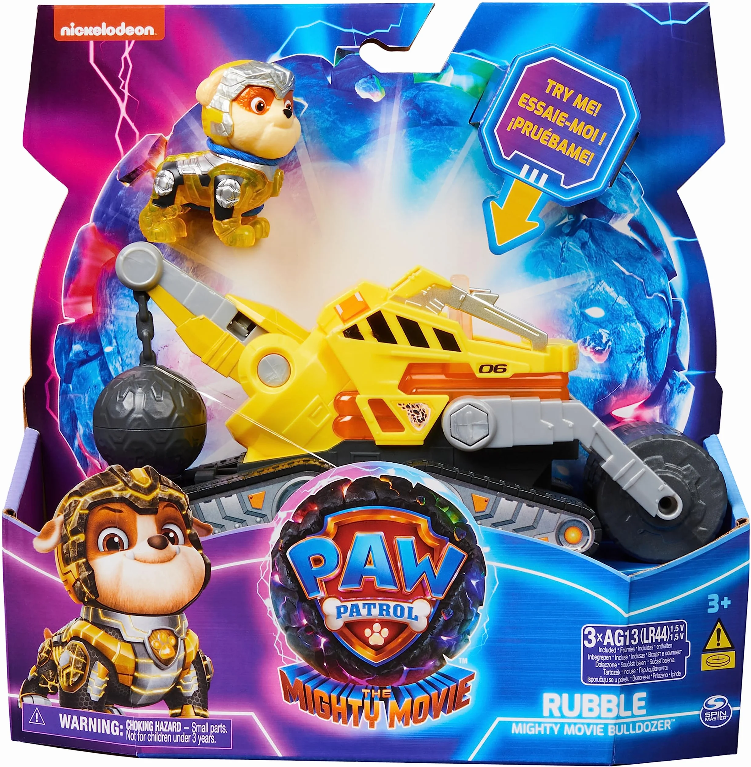 Paw Patrol Pat Patrouille Véhicule Figurine Ruben Voiture Collection Sons Lumières Jouet Enfant 3 Ans+