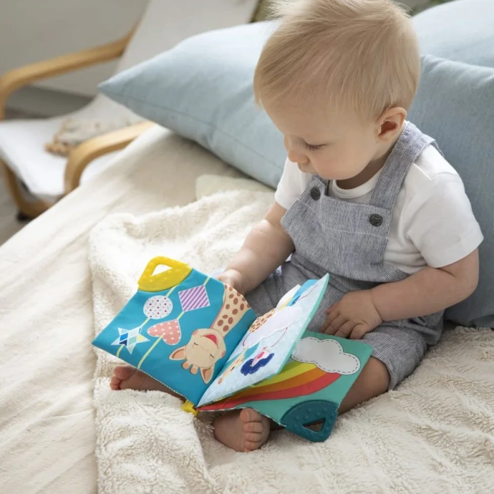 SOPHIE LA GIRAFE Livre d'Éveil Multicolore pour Bébés - Développer les Sens
