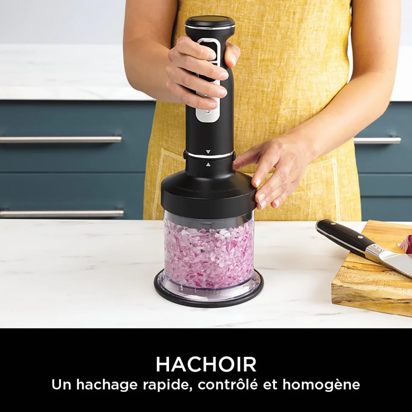 Ninja Foodi 3-en-1 Mixeur et Hachoir à main 850W noir CI100EU