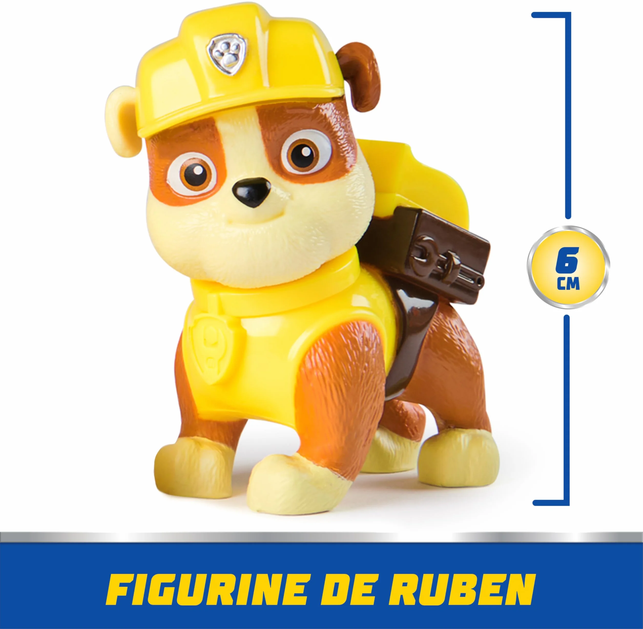 Paw Patrol Pat Patrouille Véhicule Figurine Ruben Voiture À Collectionner Plastique Recyclé Jouet Enfant 3 Ans+