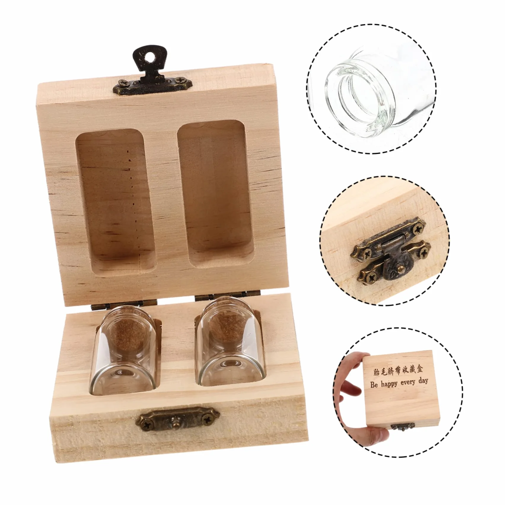 Garneck Support de rangement en bois pour bébé