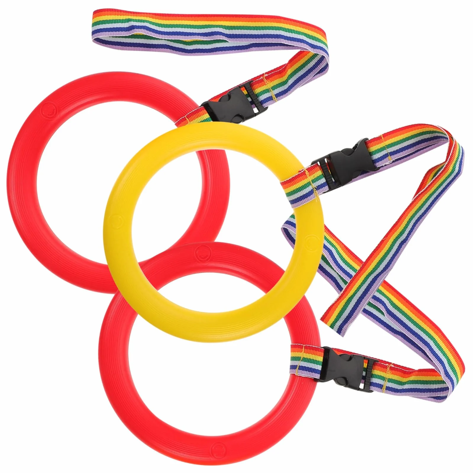 Lot de 3 Cordes de Marche Colorées pour Enfant Sécurisées Plein Air
