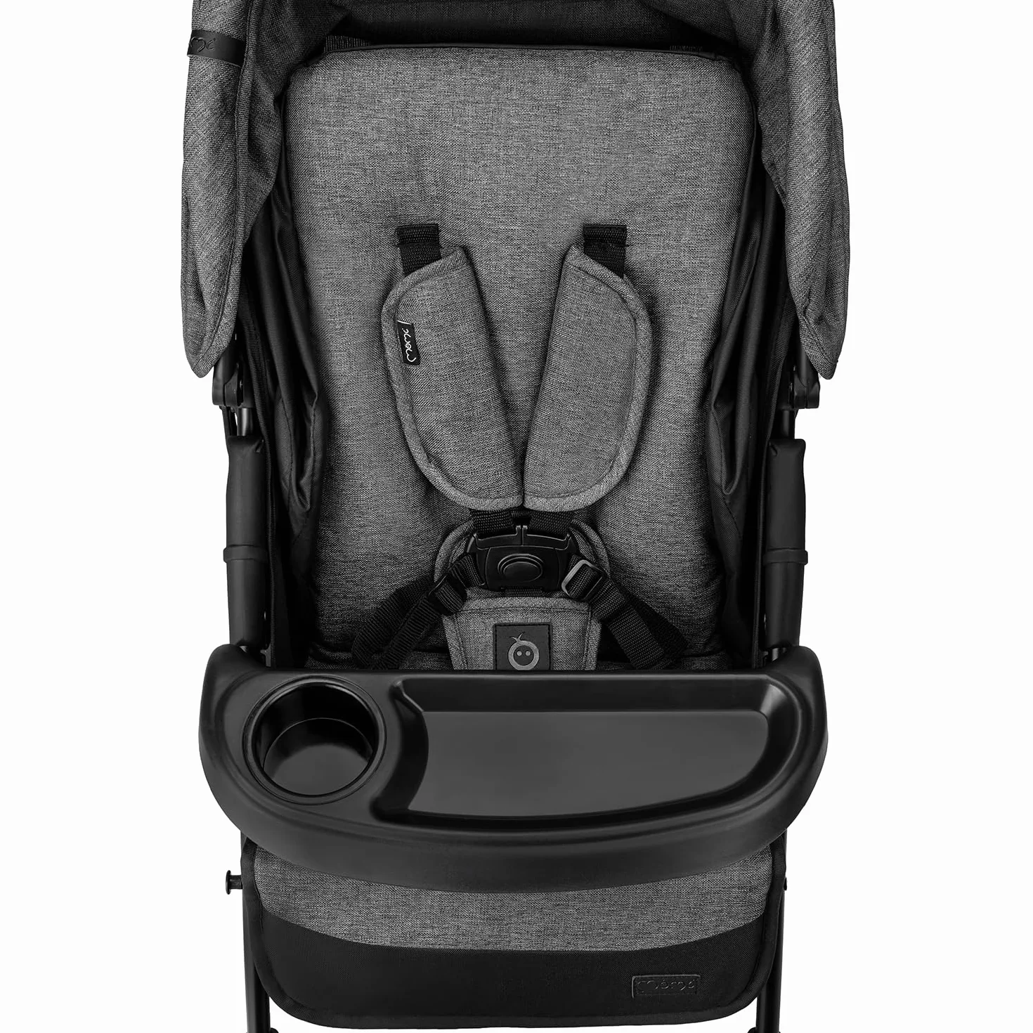 Poussette MoMi ISLA 6 mois 15 kg harnais 5 points panier couvre-pieds porte-gobelet plateau goûter sac couches