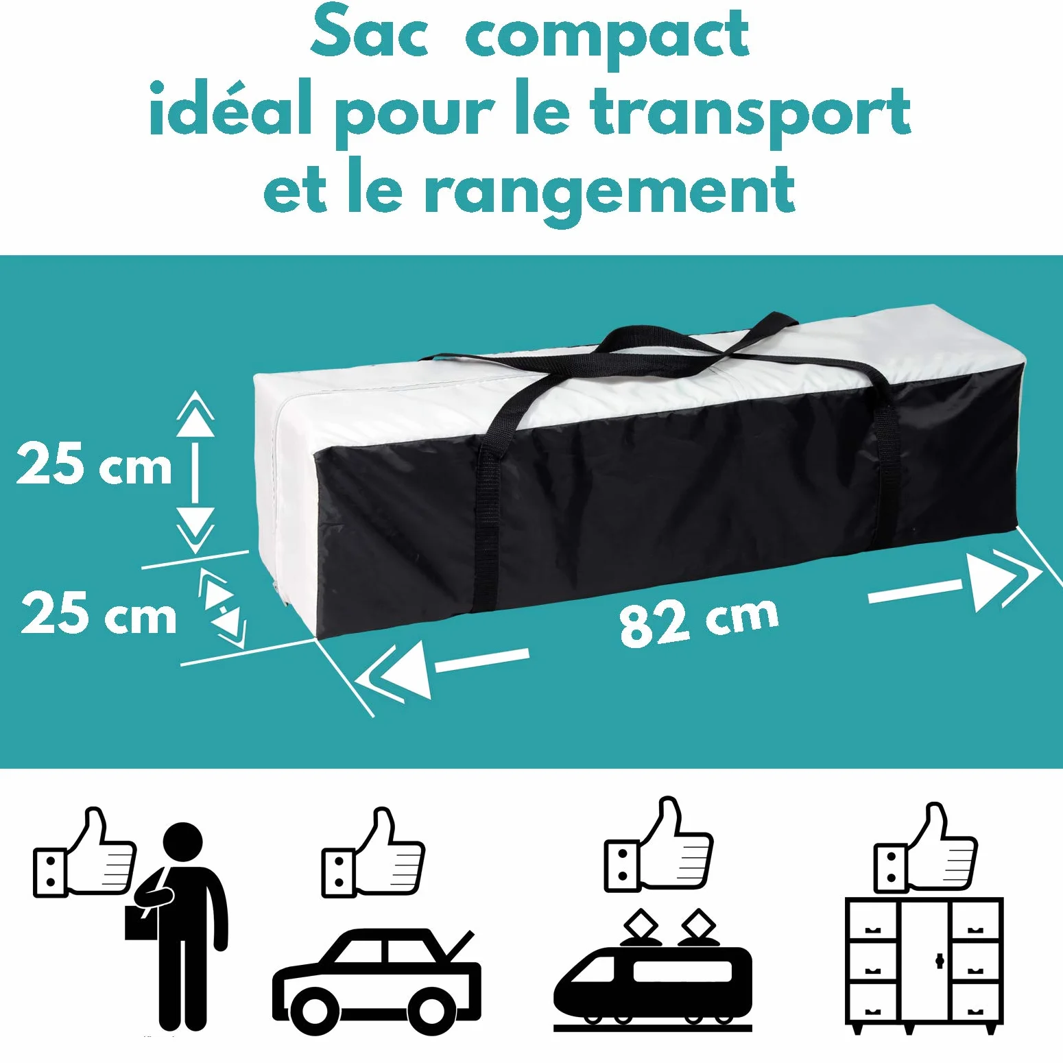 Looping Parc Bébé Pliable 90 x 90 cm Black Emotion avec Réhausseur Réglable 2 Niveaux, Sac de Transport Inclus, jusqu'à 15kg