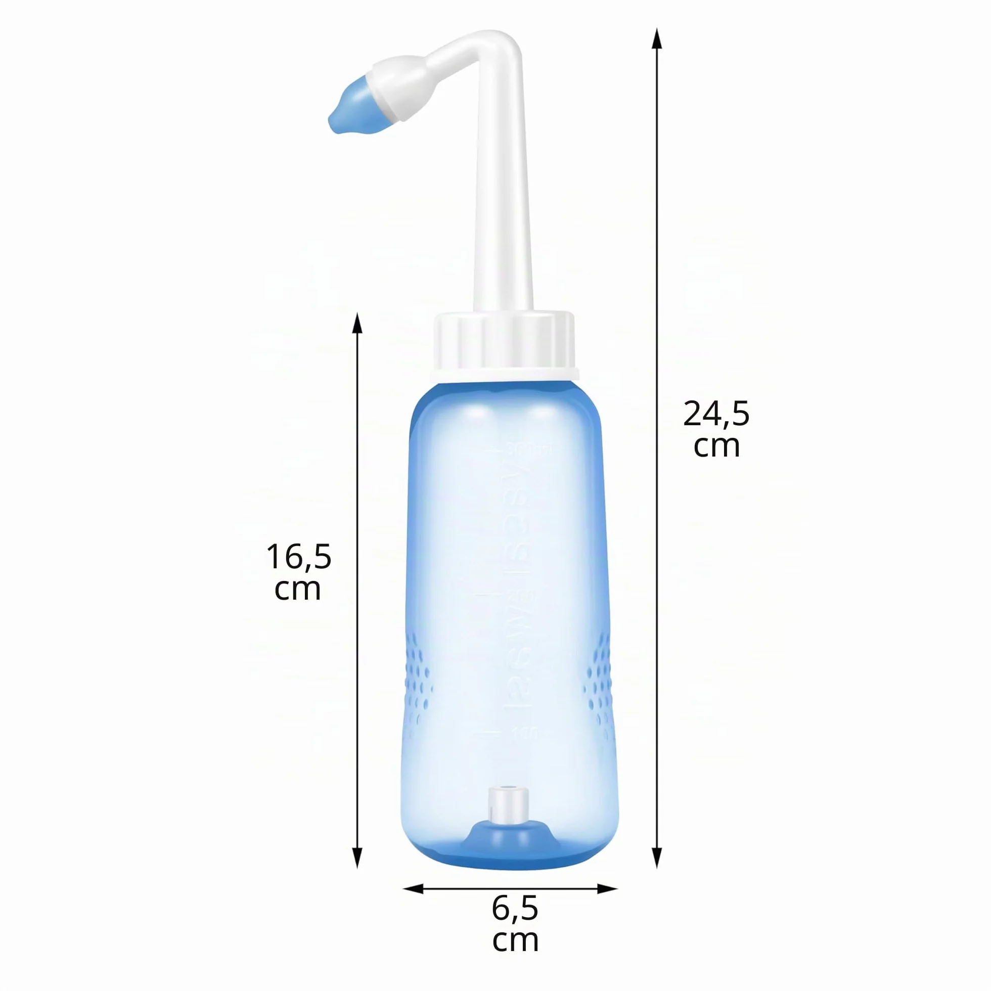 CROING Kit Lavage de Nez 300ml + 80 Sachets Sel Nasal