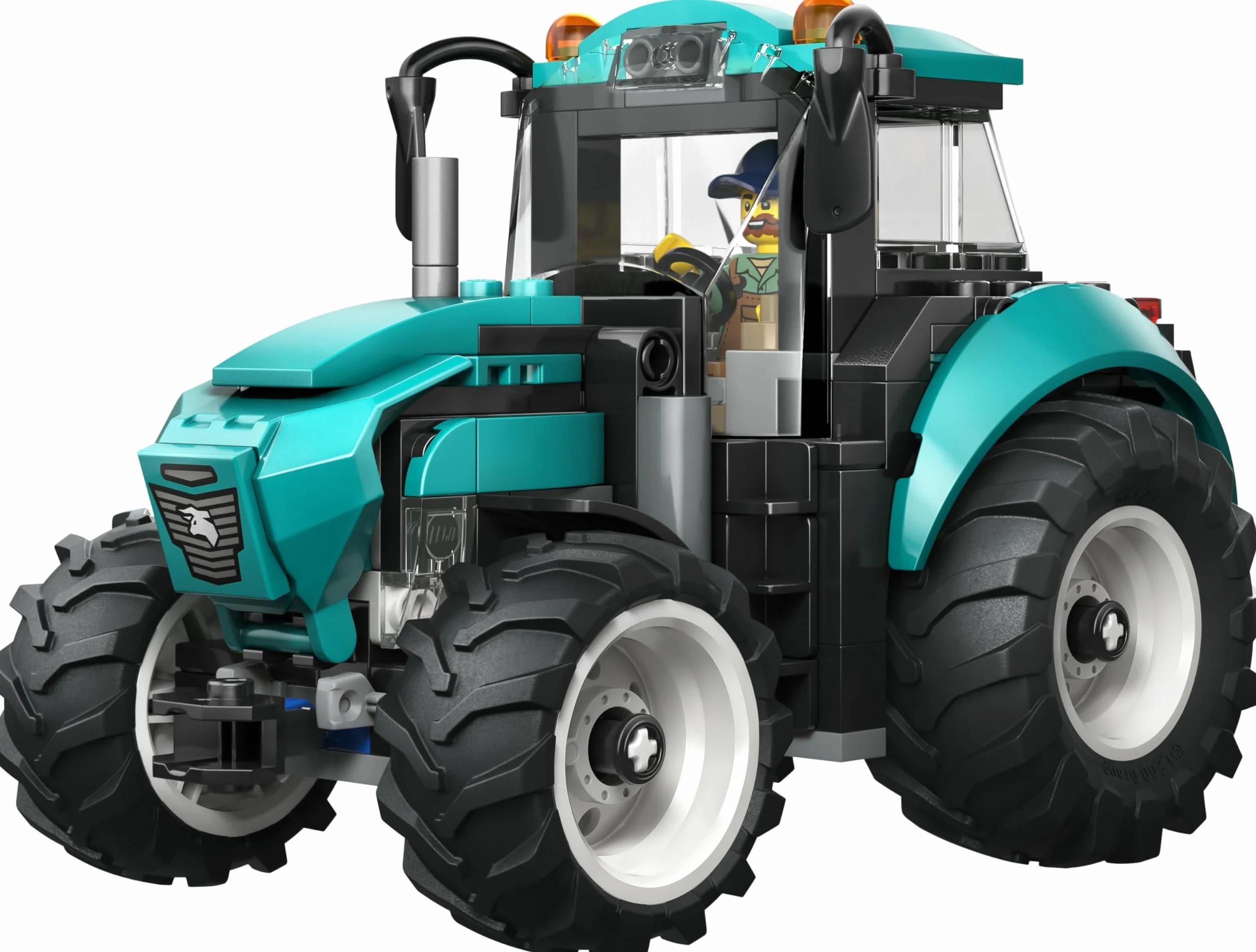 LEGO City Le Tracteur Jouet de Construction Véhicule de Ferme avec Minifigurine de Fermier Cadeau pour Garçon dès 6 Ans