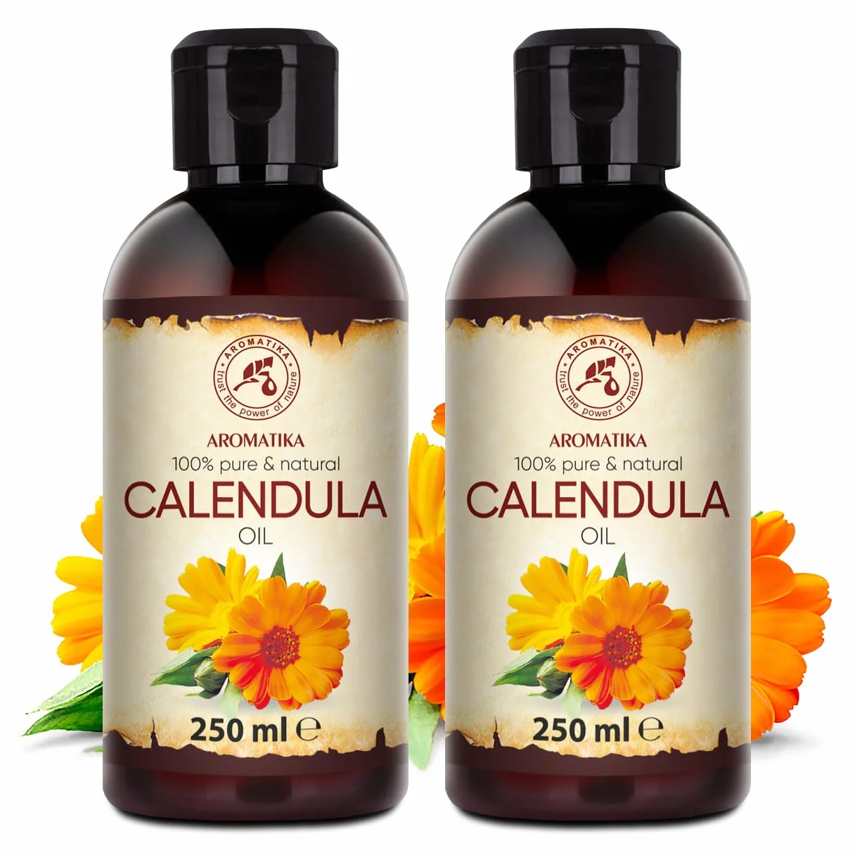 Huile de Calendula 2x250ml - Calendula Officinalis - Huile de Base Corporelle