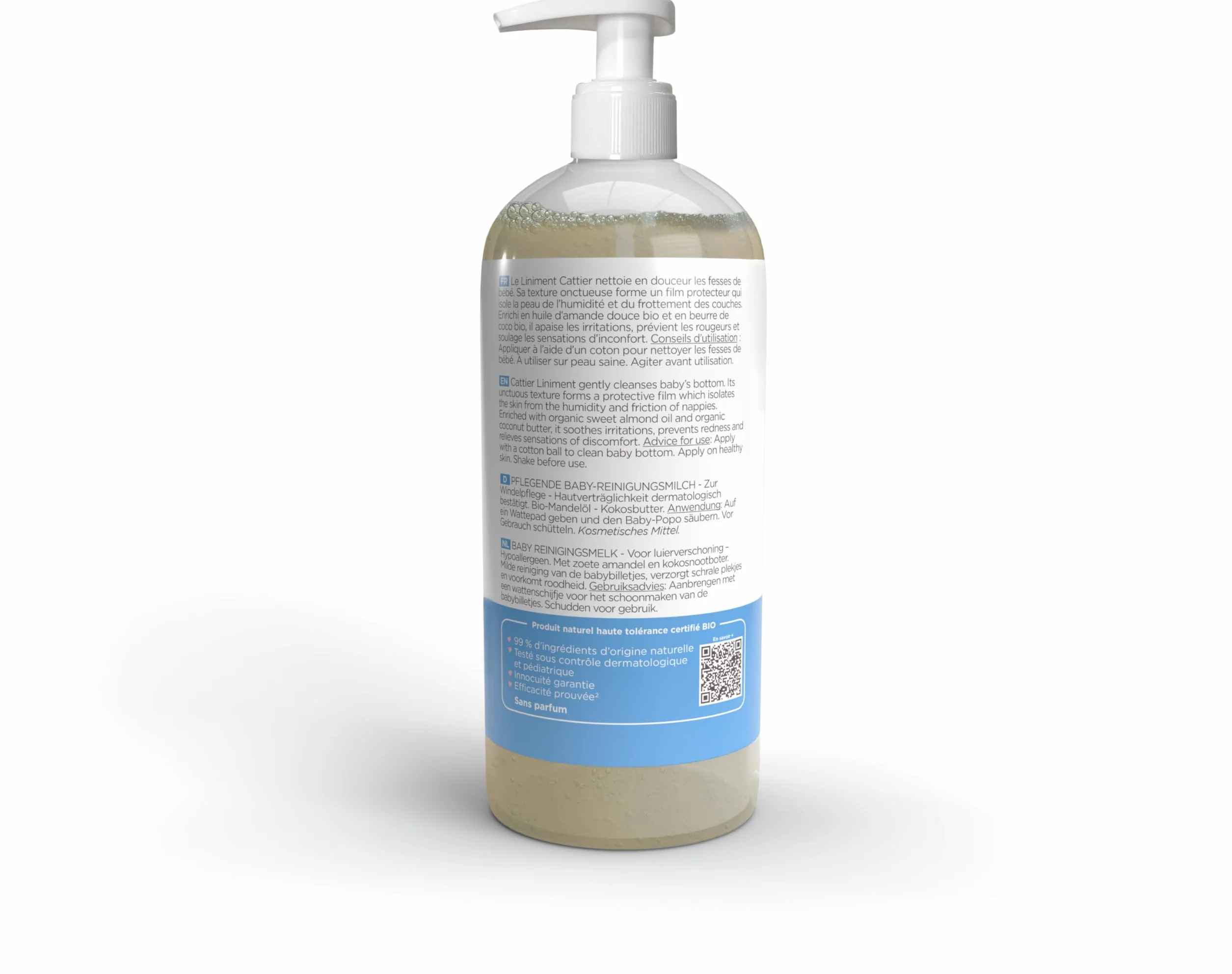Cattier bébé gel lavant doux 500ml