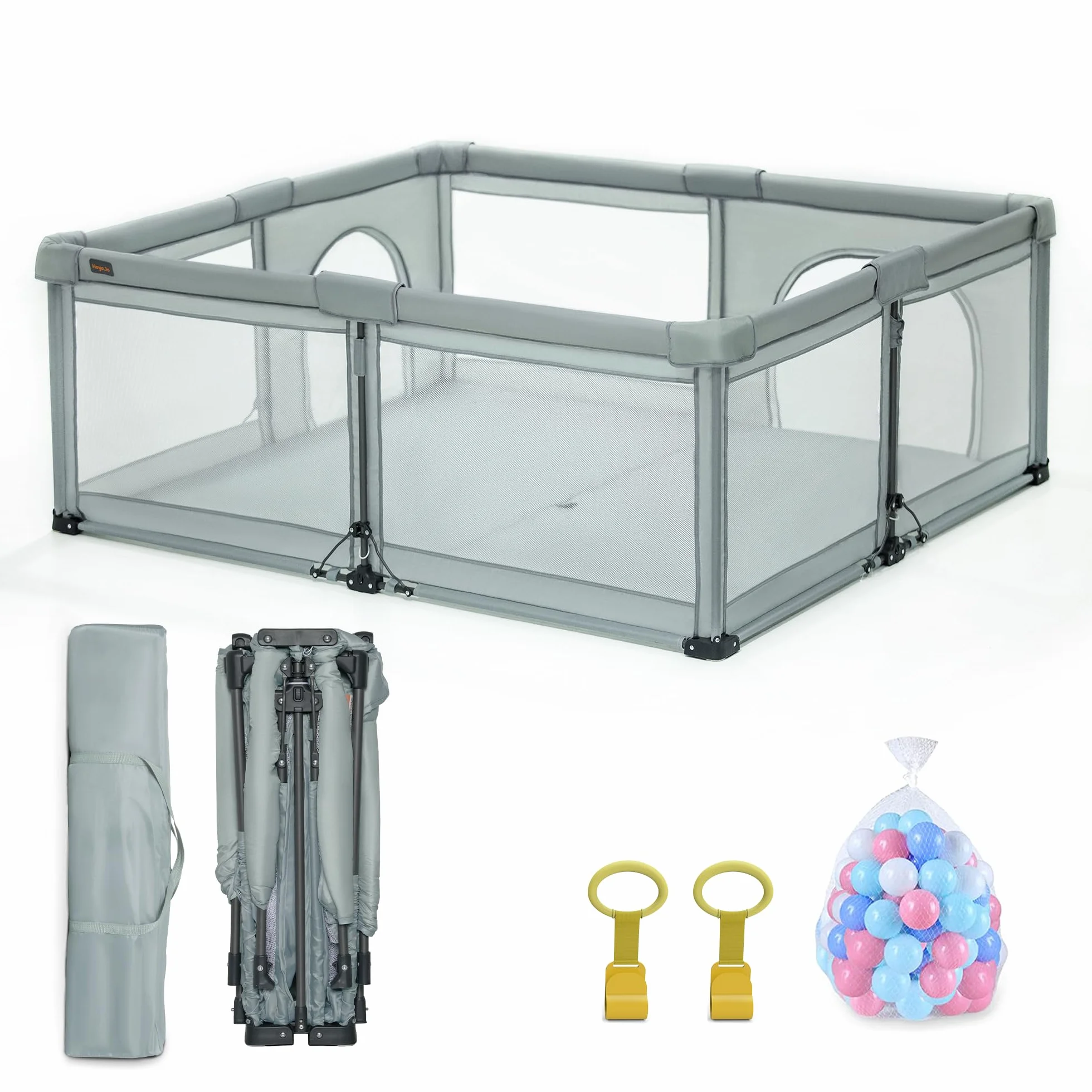 Parc pliable pour bébé 127 x 127 x 67 cm pop-up portable avec filet montage rapide