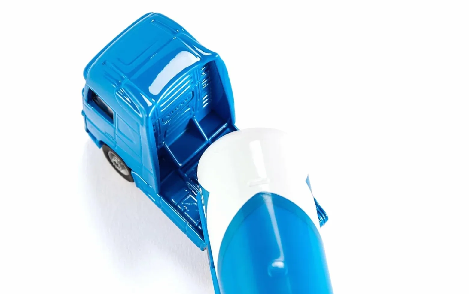 SIKU 1626 Camion-citerne Métal Plastique Bleu Blanc Logo ARAL Jouet Pneus Caoutchouc
