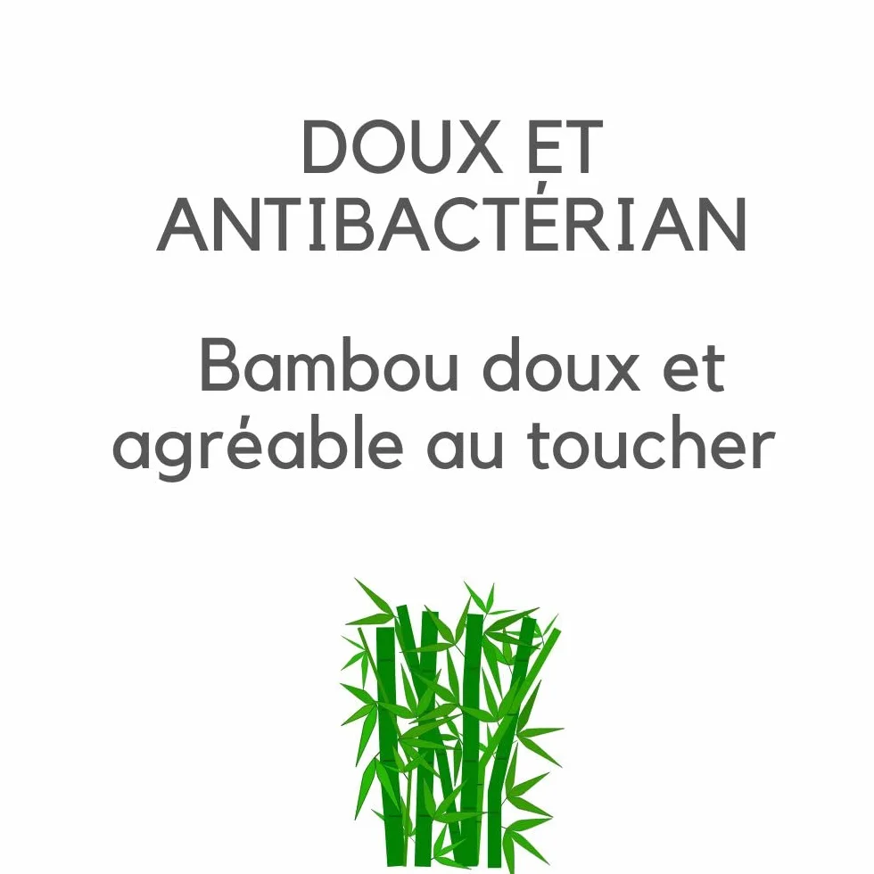 Lingettes lavables bambou lot de 10