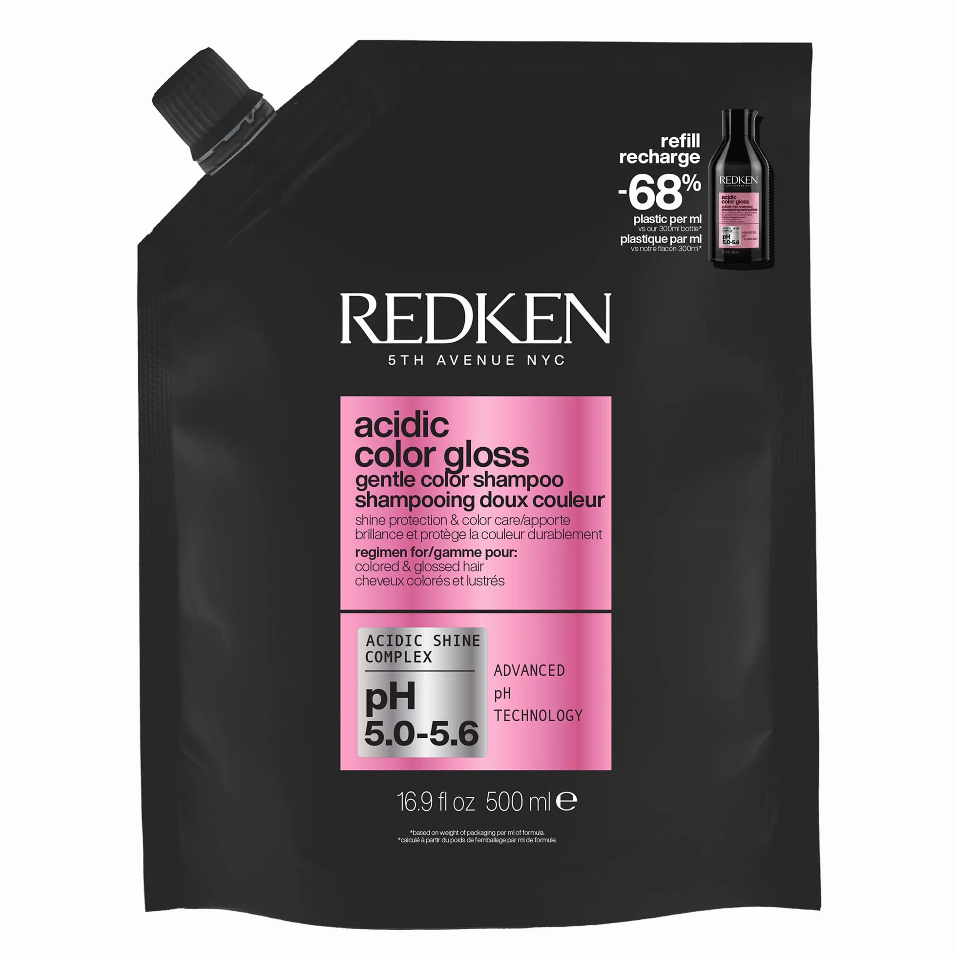 REDKEN Acidic Color Gloss Shampoing Doux Protecteur de Couleur 300ml