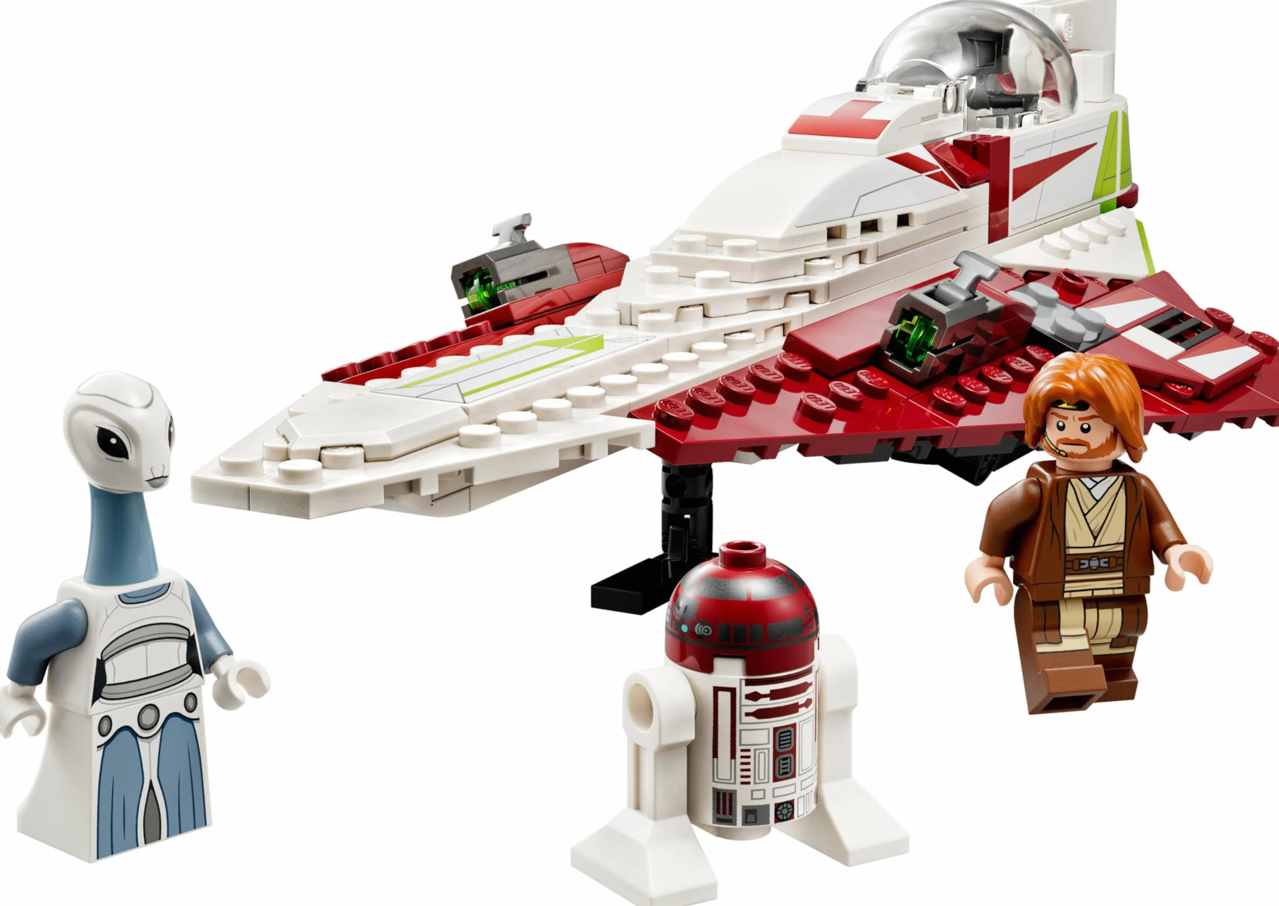LEGO Star Wars 75333 Le Chasseur Jedi d’Obi-Wan Kenobi avec Minifigurine Taun We et Sabre Laser