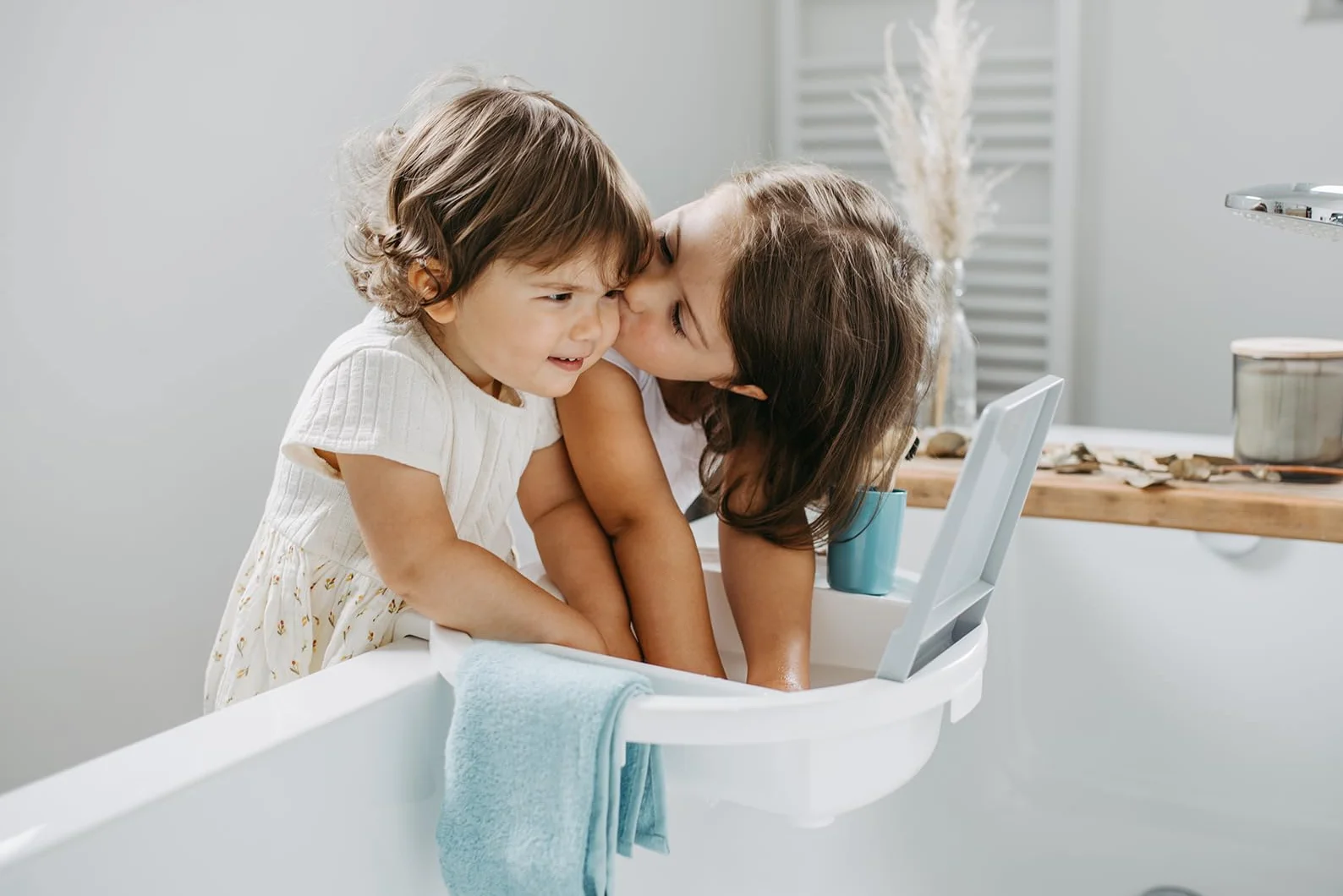 Rotho Babydesign Kiddy Wash Lavabo pour enfants 38,7 x 38,2 x 10 cm Blanc