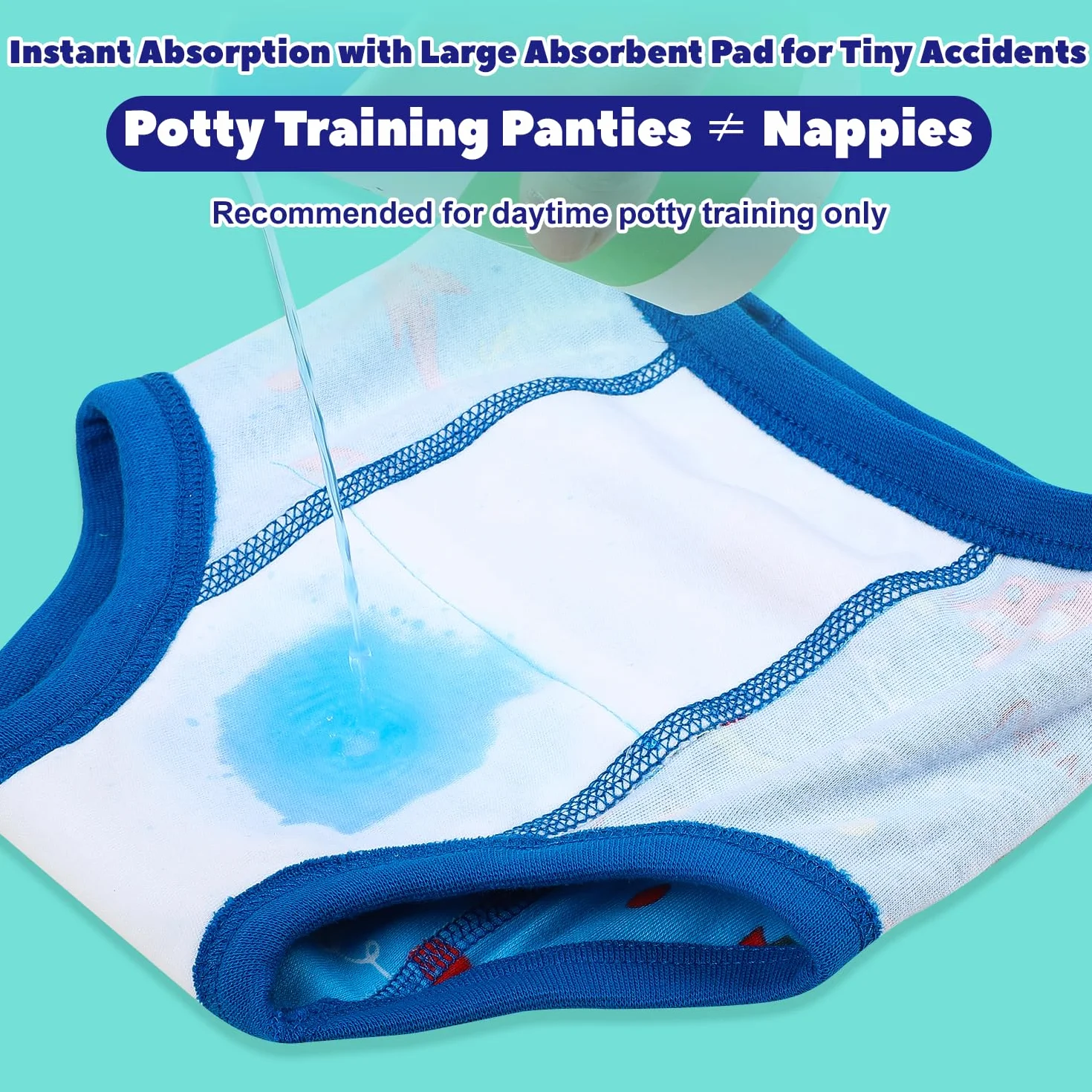 MOEMOE BABY Culotte Apprentissage Propreté Garçon, 4 Paquets