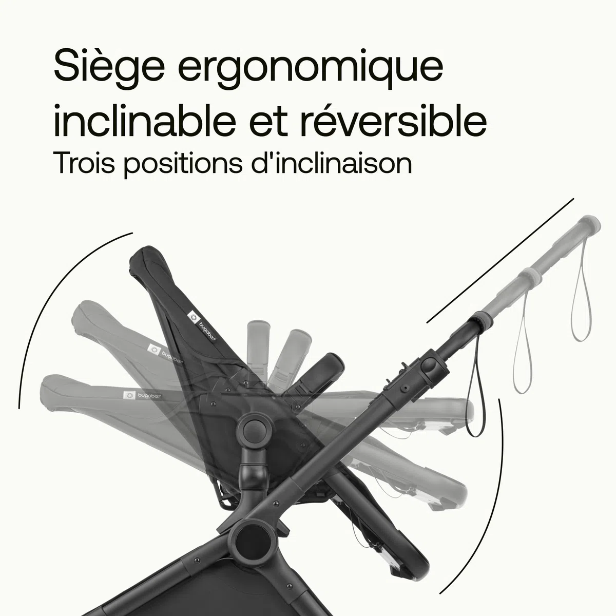 Bugaboo Cub Poussette tout-terrain, avec nacelle, de la naissance à 22 kg