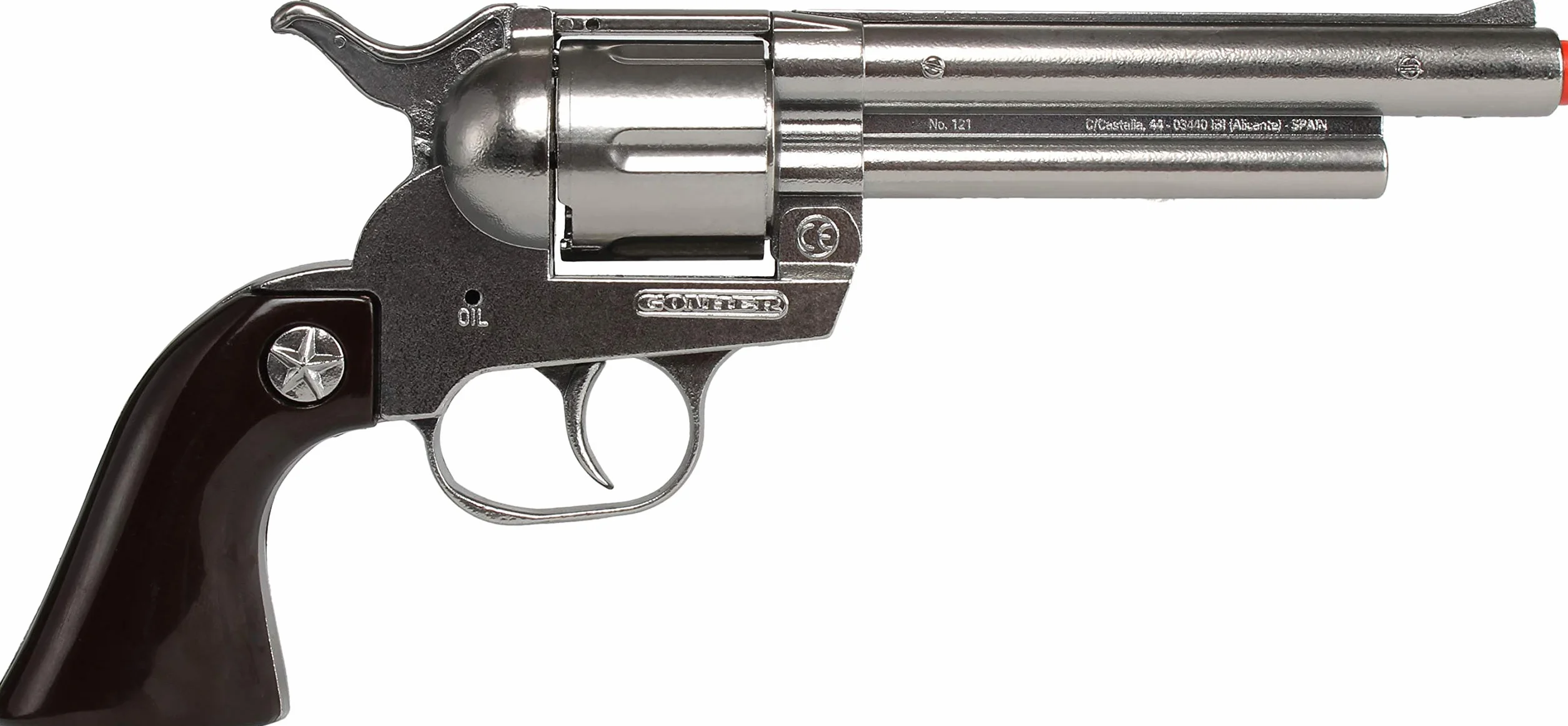 Gonher Revolver Cowboy 12 Coups Couleur Mat