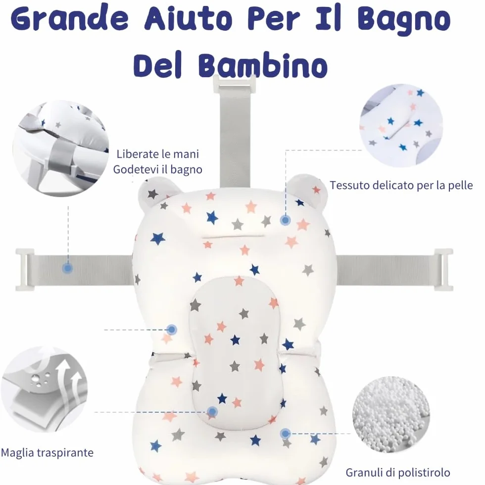 Coussin de bain bébé réducteur baignoire universel antidérapant