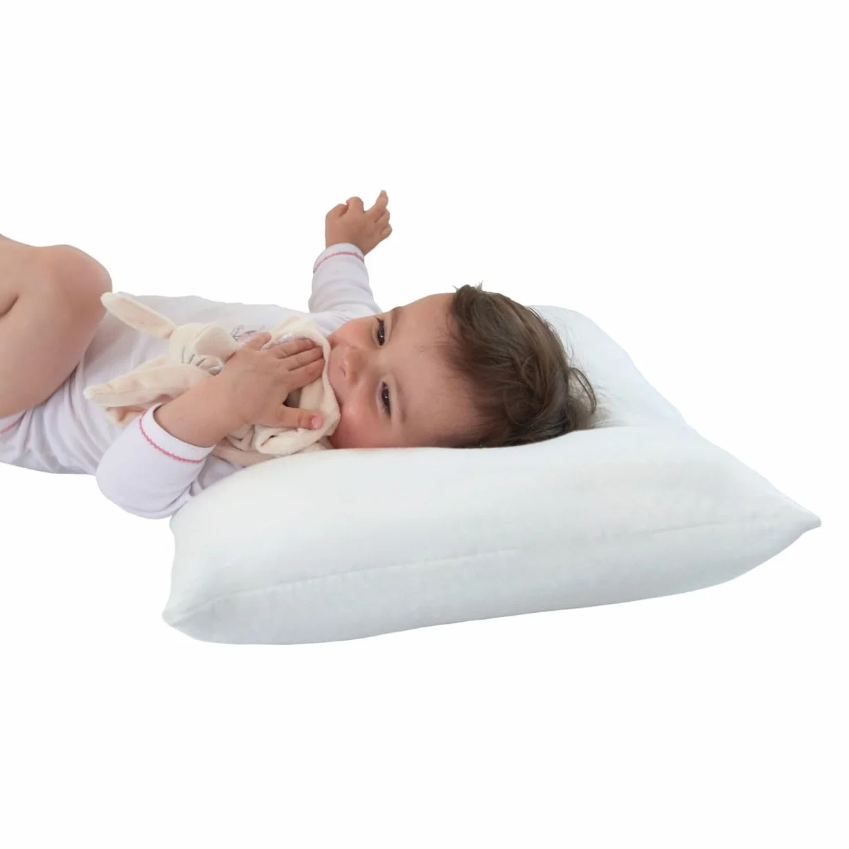 CANDIDE Oreiller bébé Essentiel 60x40cm Lavable en Machine Fabriqué en France