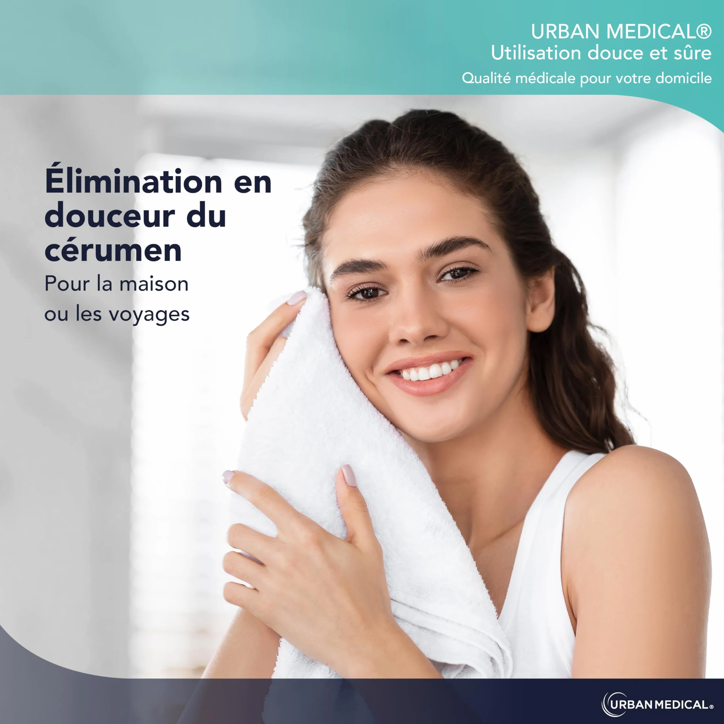 Poire Lavement Oreilles 200 ml Nettoyage Doux Professionnel Éliminer Bouchons Cérumen Réutilisable