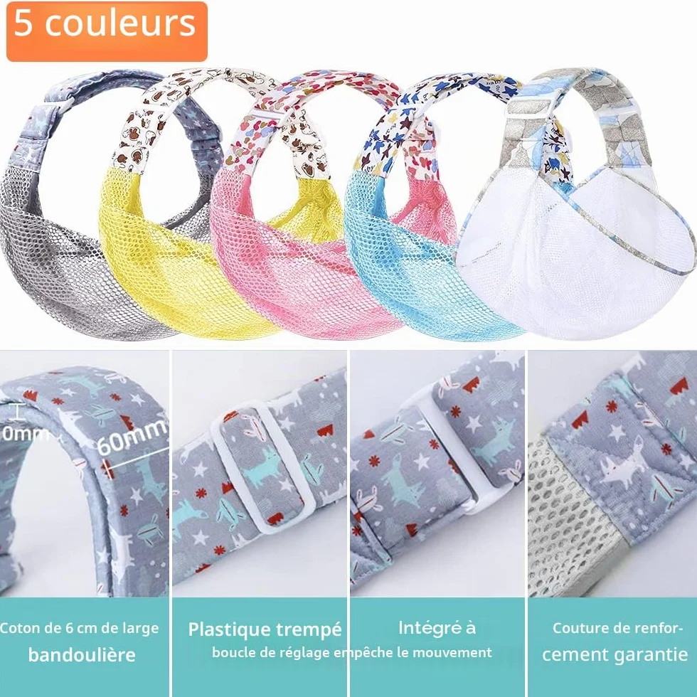 Écharpe de portage bébé respirante réglable en maille 3D séchage rapide été piscine