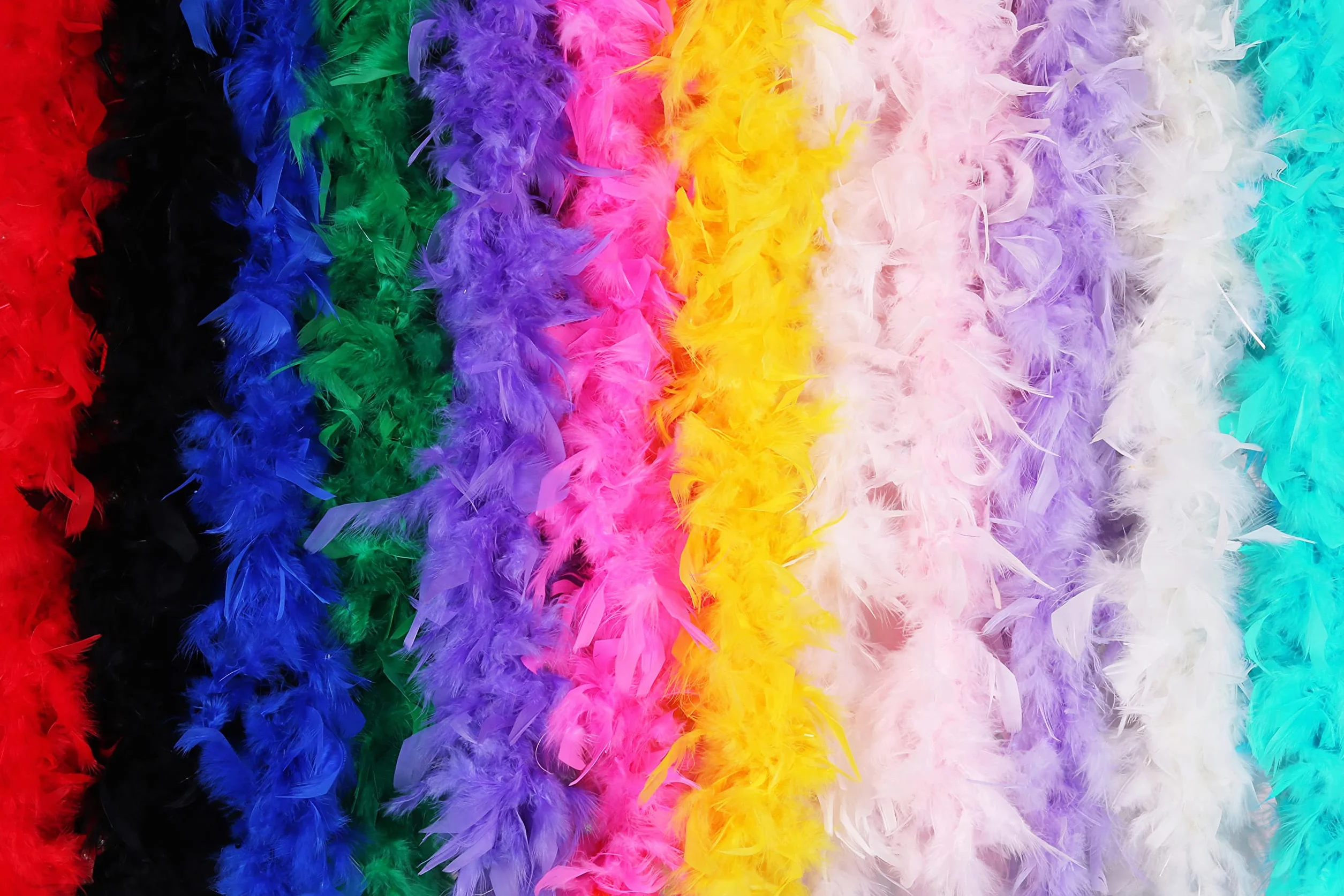 Trimits Boa en plumes de marabout Rose 1,8 m x 12 cm
