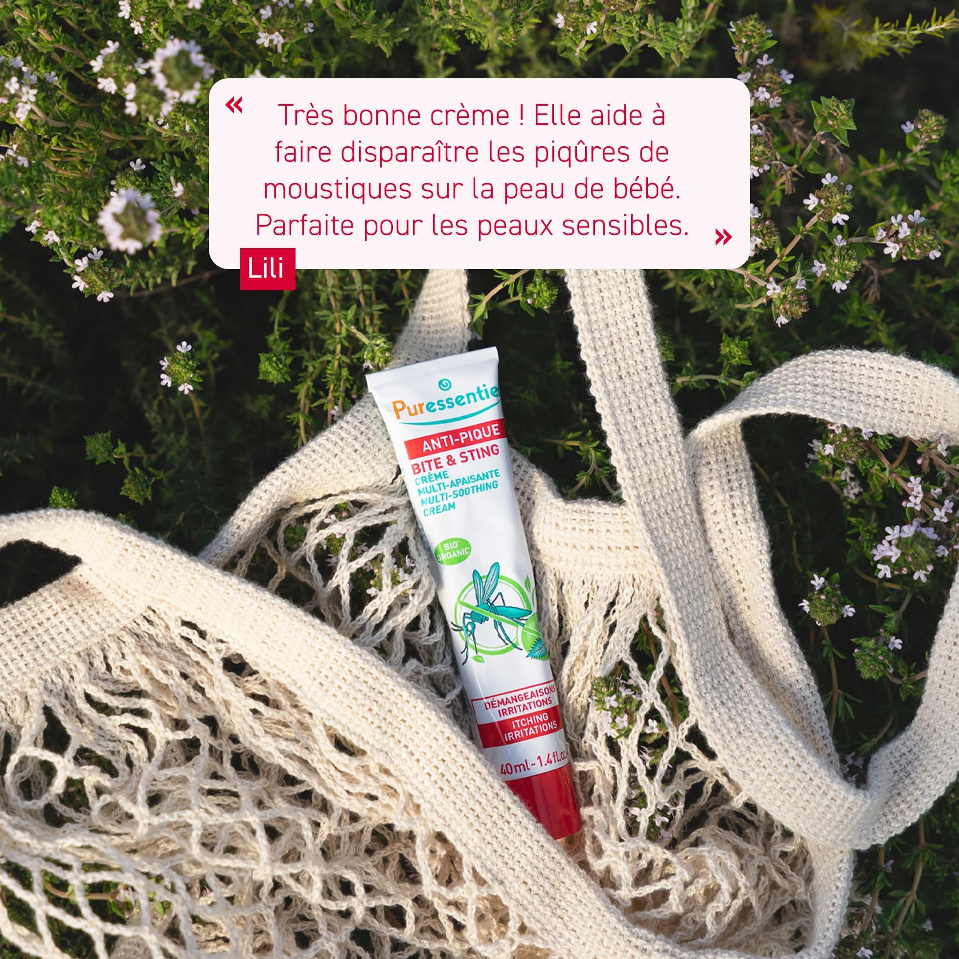 Puressentiel Crème Multi-Apaisante Bébé Anti-Pique 30 ml - Piqûres d'insectes, végétaux - 100% naturel