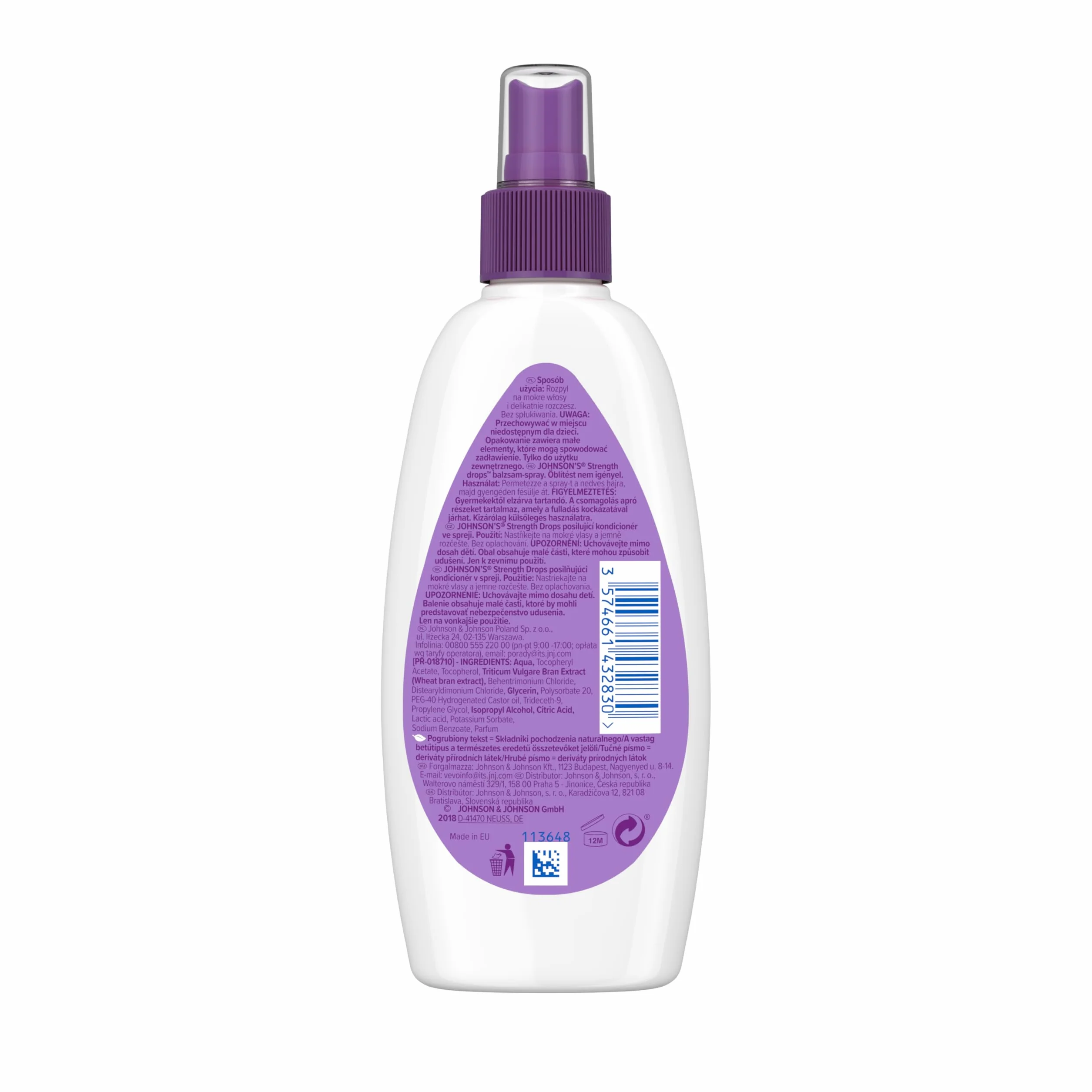 Johnson's Strength Drops pulvérisateur 200 ml