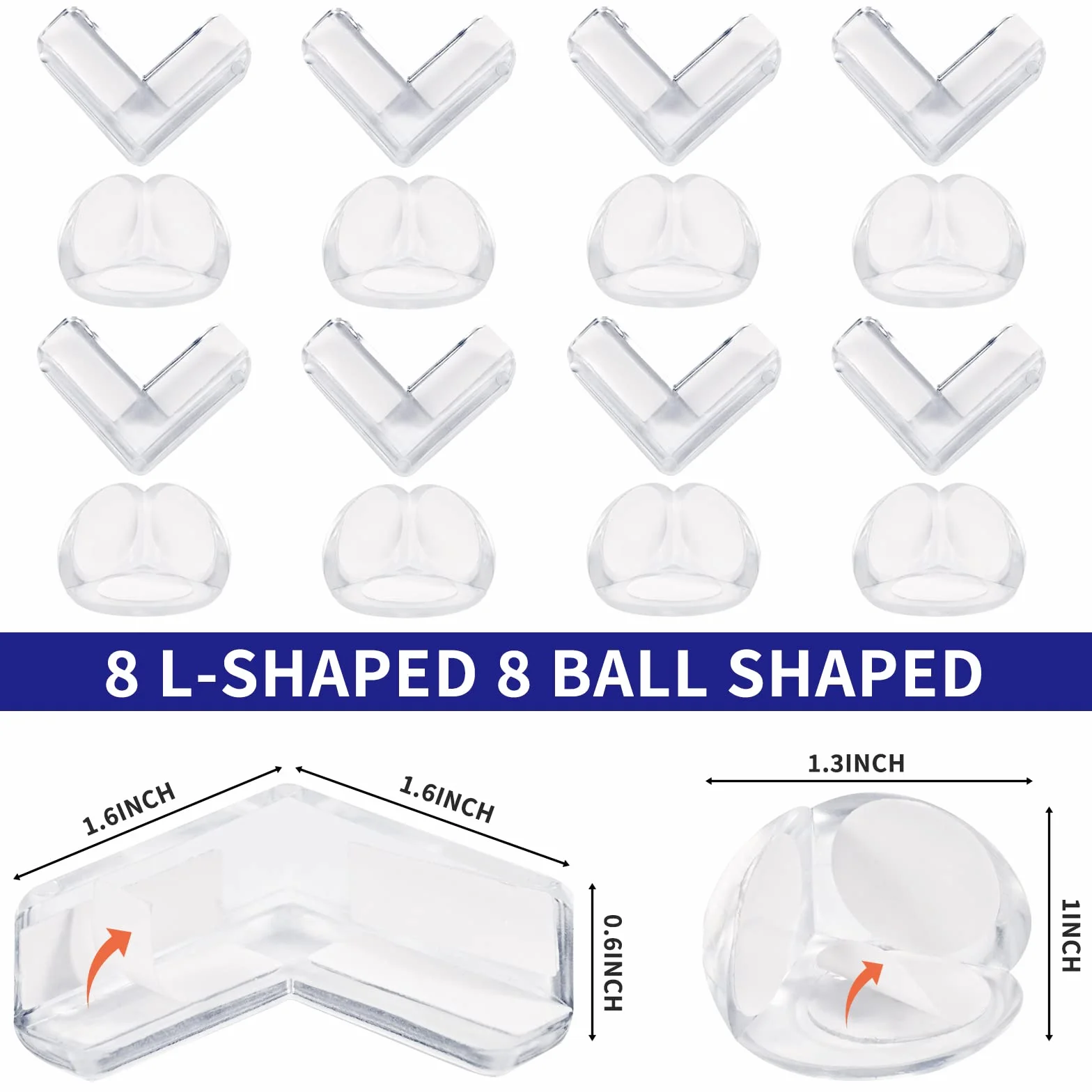 Protection Coin de Table Bébé 16 PCS Transparent Protege Angle Meuble