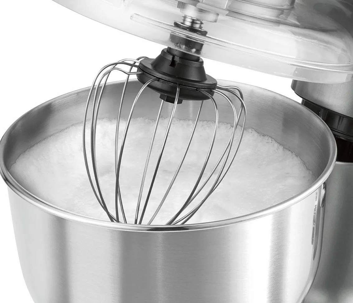 Bomann KM 1395 CB Robot Pâtissier Professionnel 4 en 1 1200 W Titane