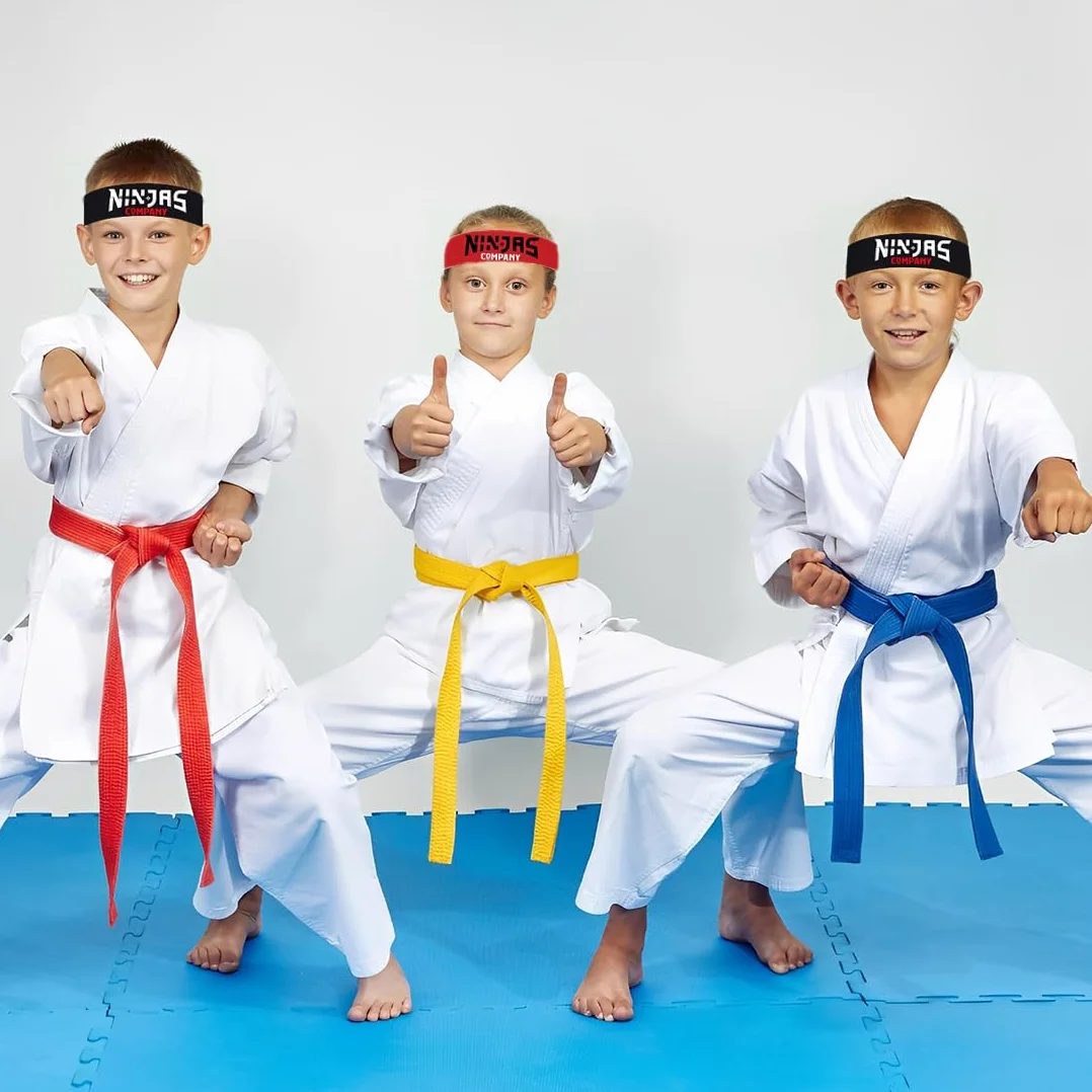 Bandeaux Ninja pour Fête d'Anniversaire Enfants, Décorations Thème Karaté