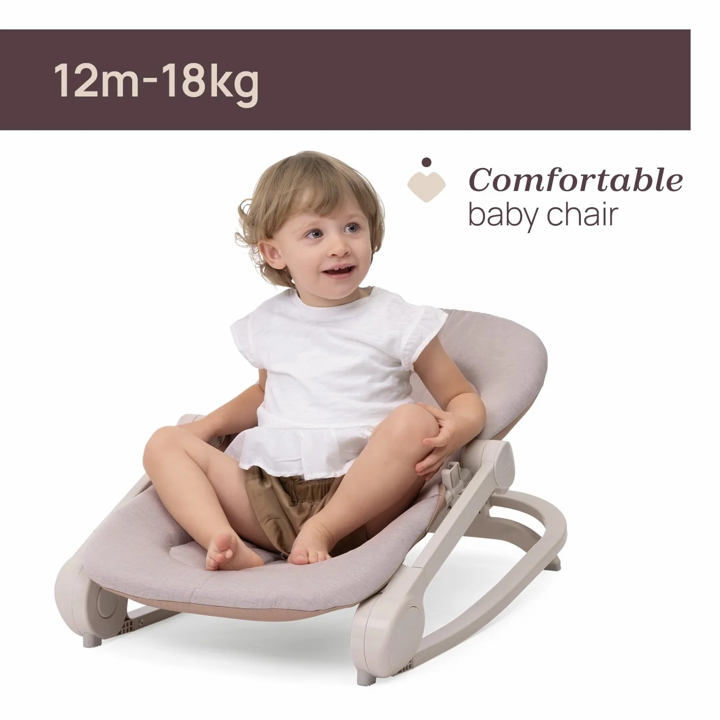 Chicco Transat Magia 2-en-1 : Transat Nouveau-né et Chaise jusqu'à 18 kg, Barre de Jeux Bois, Mode Balancelle ou Fixe, Dossier Réglable