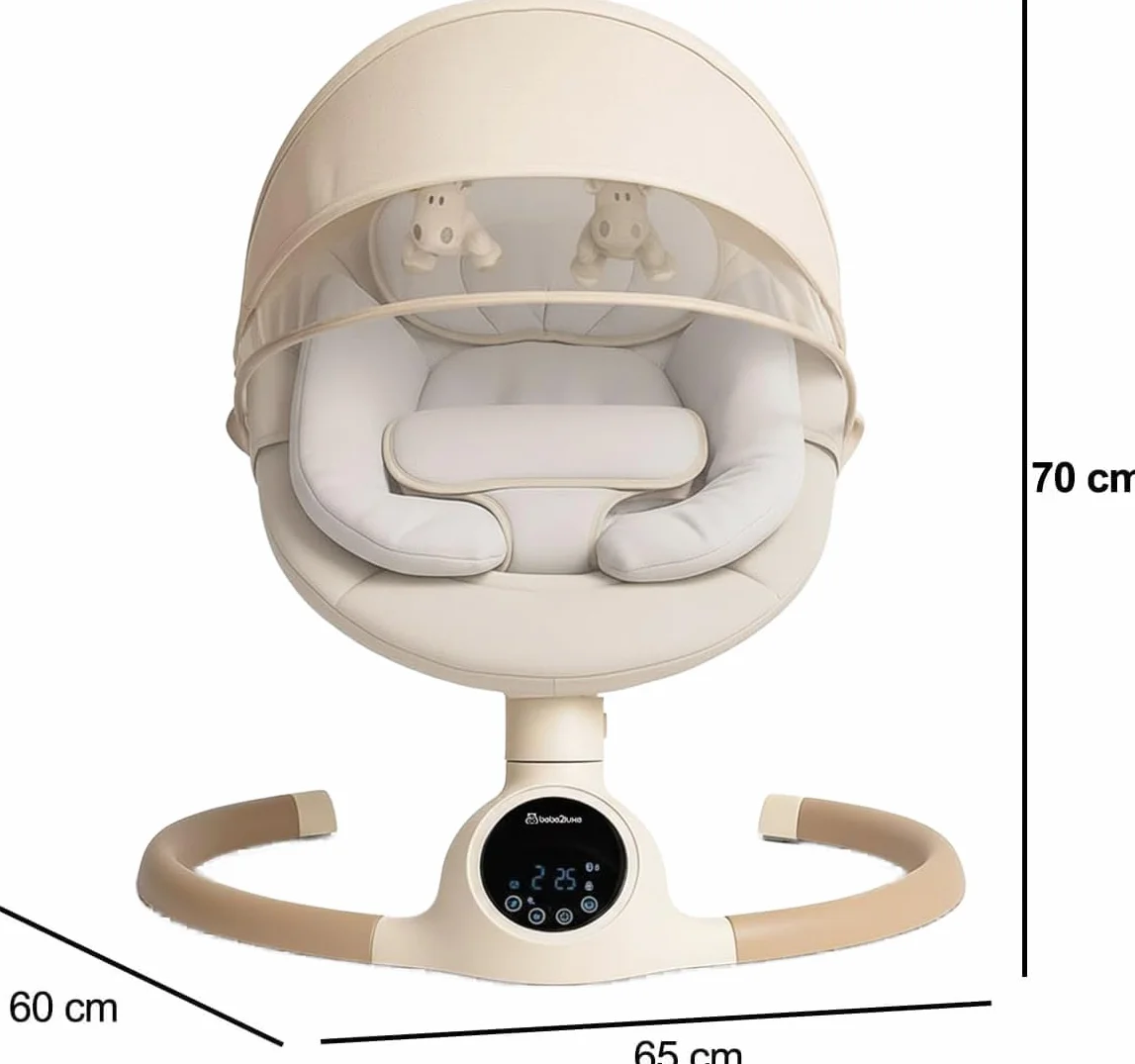 BEBE2LUXE Alpha Balancelle bebe électrique Transat beige