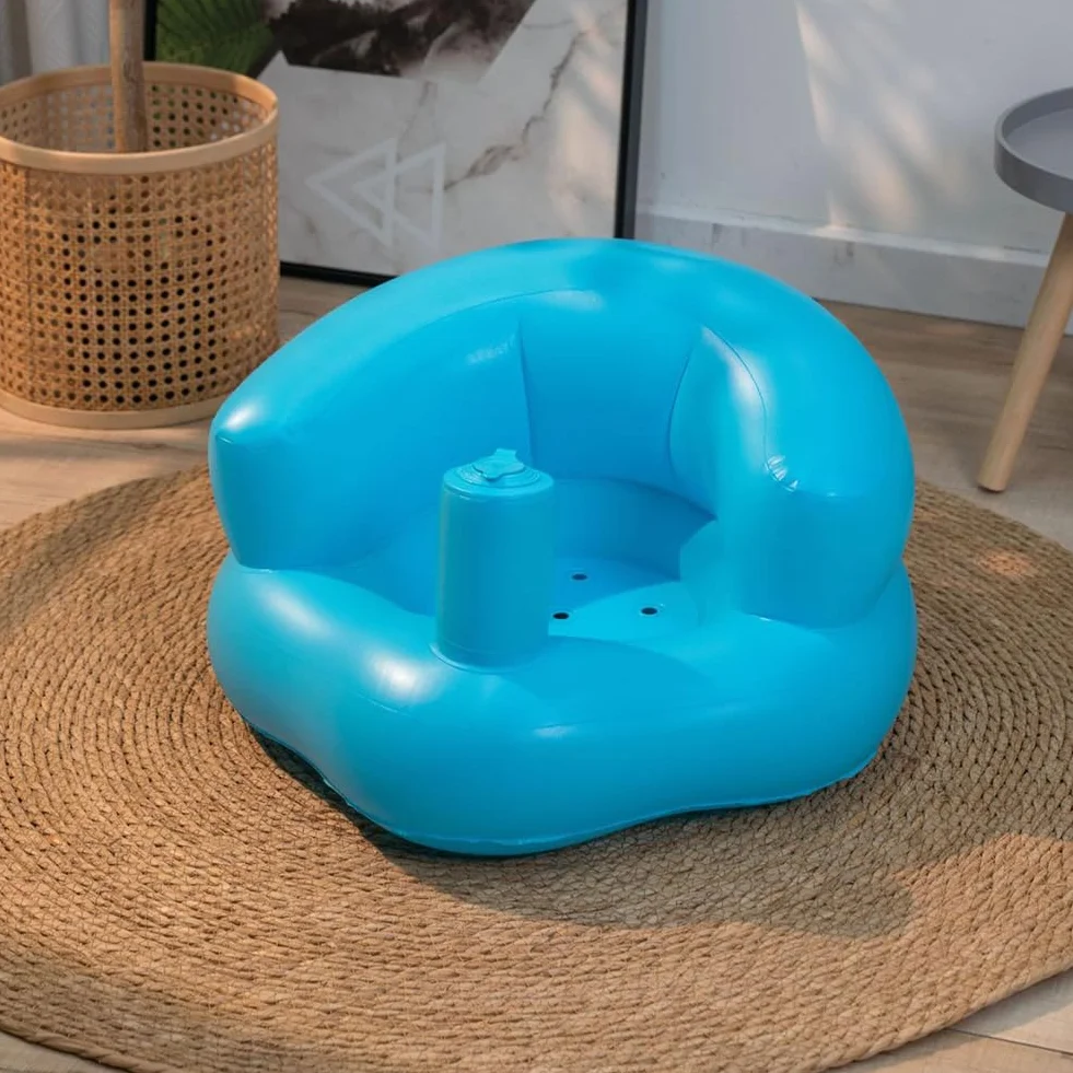 Siège de Bain Gonflable pour Bébé, Portable avec Housse Respirante