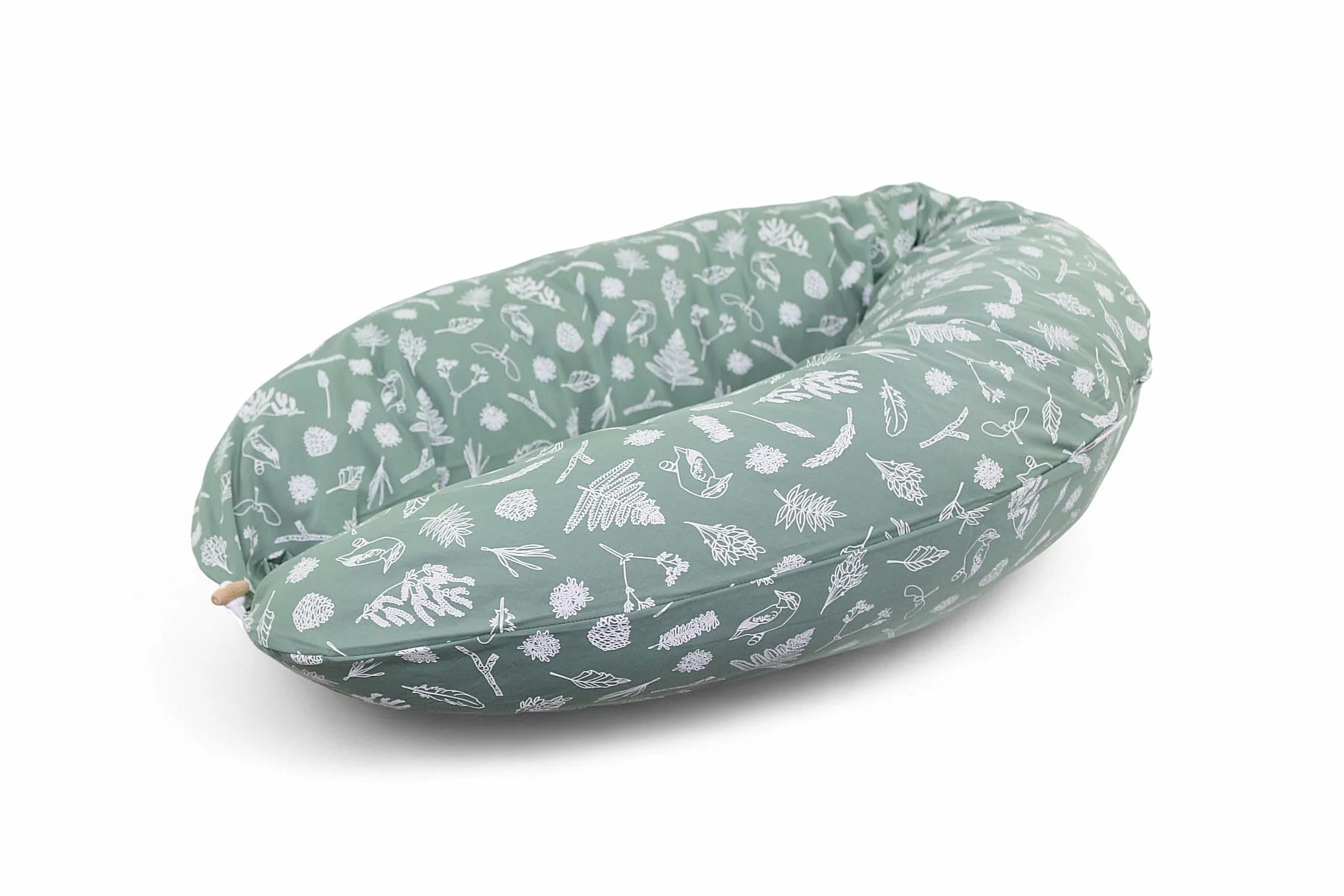 Coussin d'allaitement 190 cm x 76 cm XXL HOBEA-Germany Coussin de Grossesse avec Housse en Coton Biologique