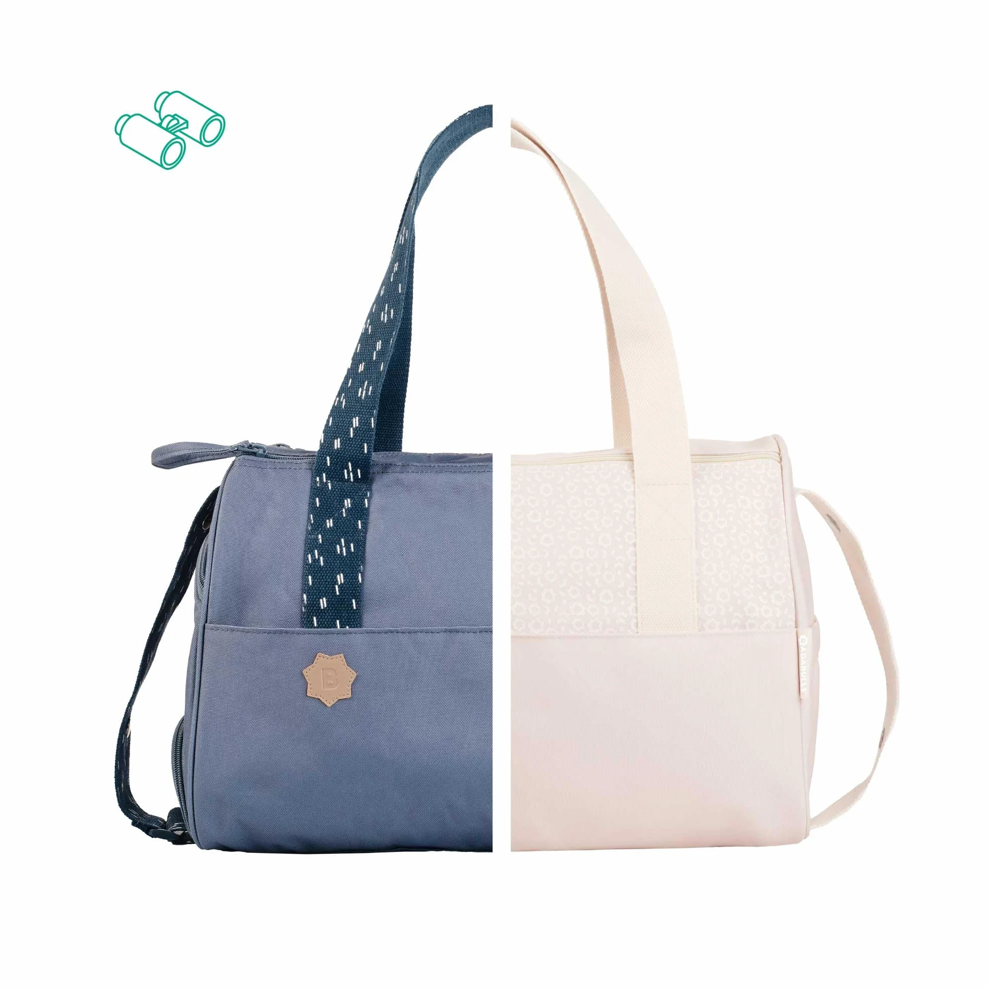 Badabulle Sac à langer Pocketstyle 23L Grand Contenance Bleu