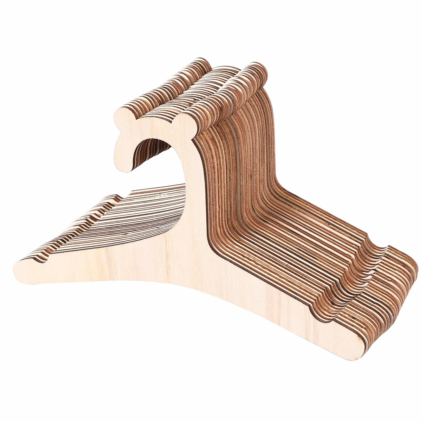 Lot de 30 cintres en bois pour vêtements