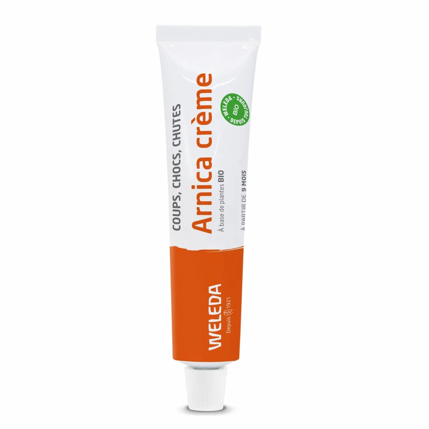 WELEDA Arnica Crème 25g – Coups, Chocs, Chutes, Dès 9 Mois, Ingrédients 100% Naturelle, NATRUE