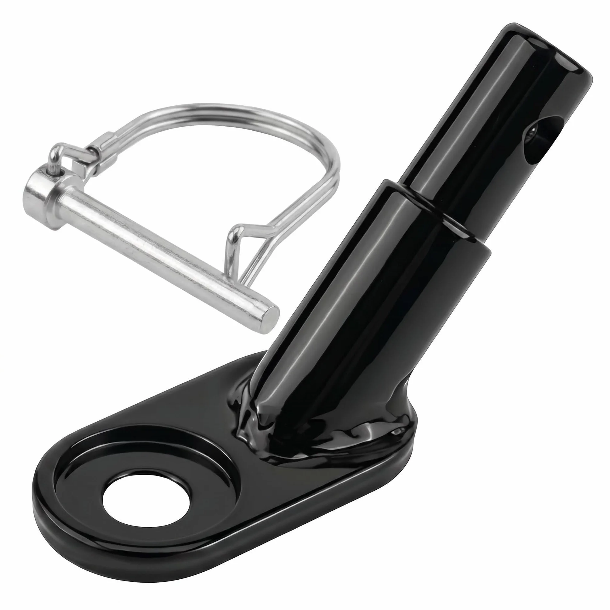 Attache Remorque Vélo avec Goupille de Sécurité, Fixation Acier Alliage pour Remorque Enfant Chien