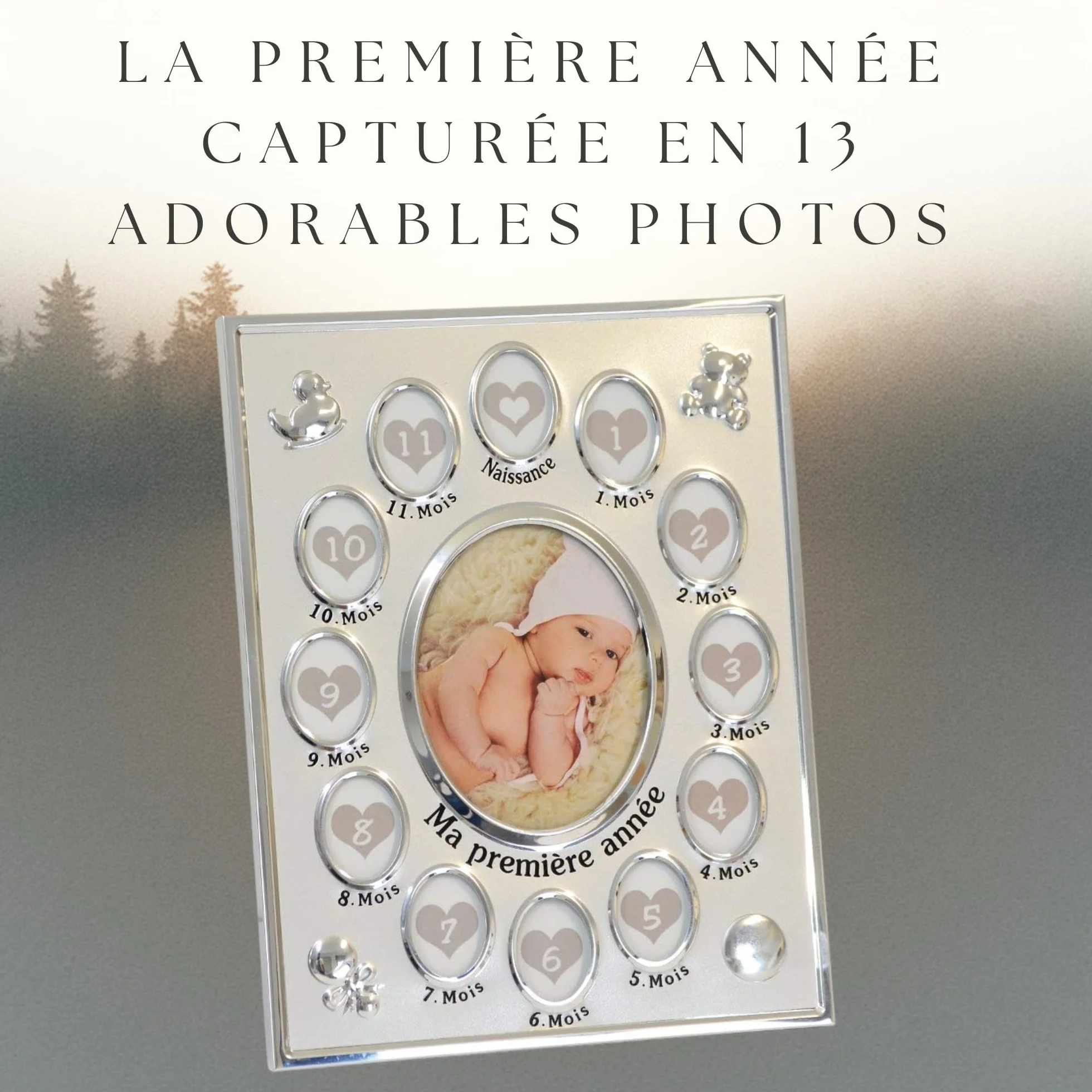Coffret certificat de naissance pour garçons et filles