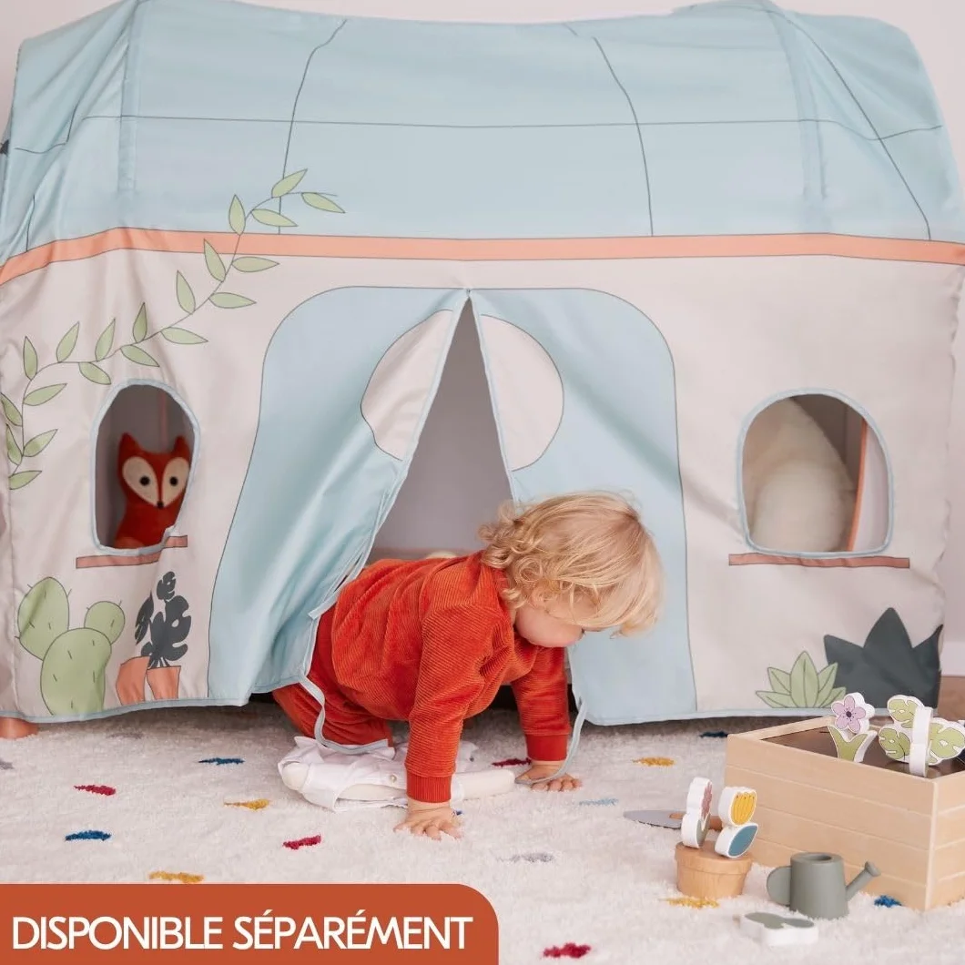 Hauck Dream N Play Plus Lit Parapluie Bébé Pliable avec Matelas, Moustiquaire, Sac de Transport – Dusty Cork