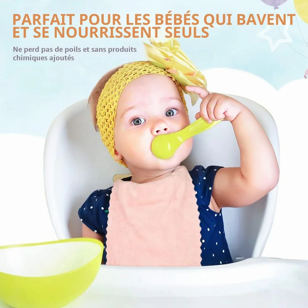 Serviettes de bain bébé microfibre polaire corail 50 pièces 17,8 x 22,9 cm