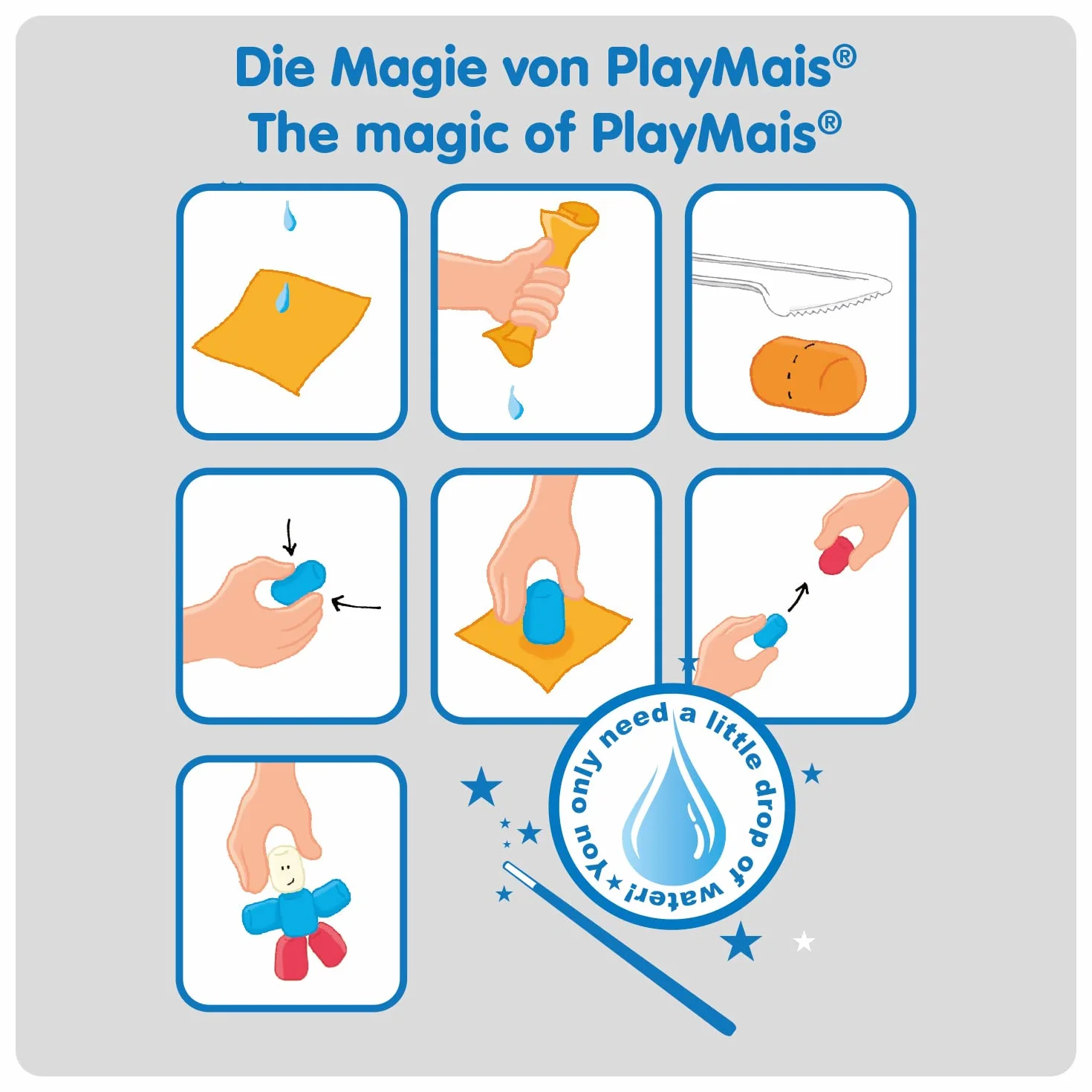 Loick Biowertstoff GmbH PLAY MAIS Basic Eimer 1000 mehr als 1.000 Stück