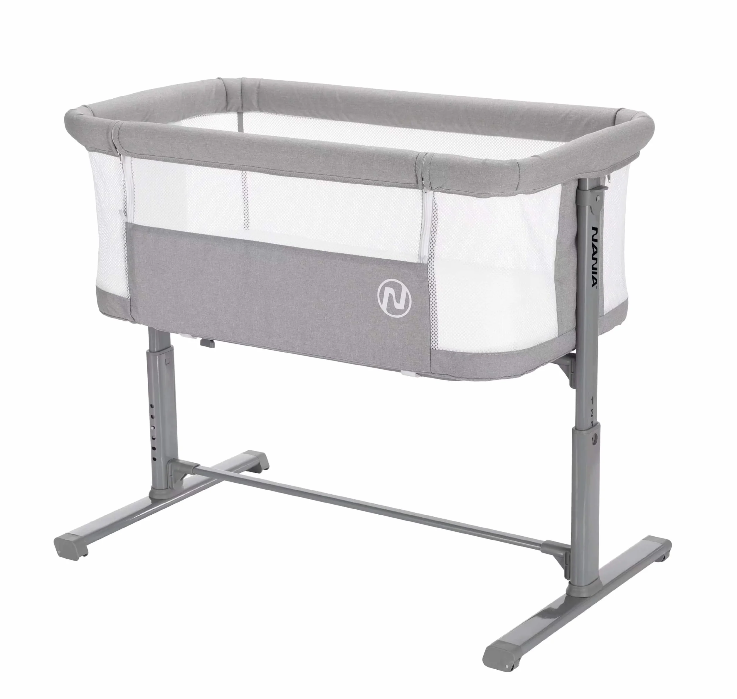 Nania DODI Lit bébé cododo avec matelas, de la naissance à 9kg, réglable en hauteur, ultra léger 6.5 kg