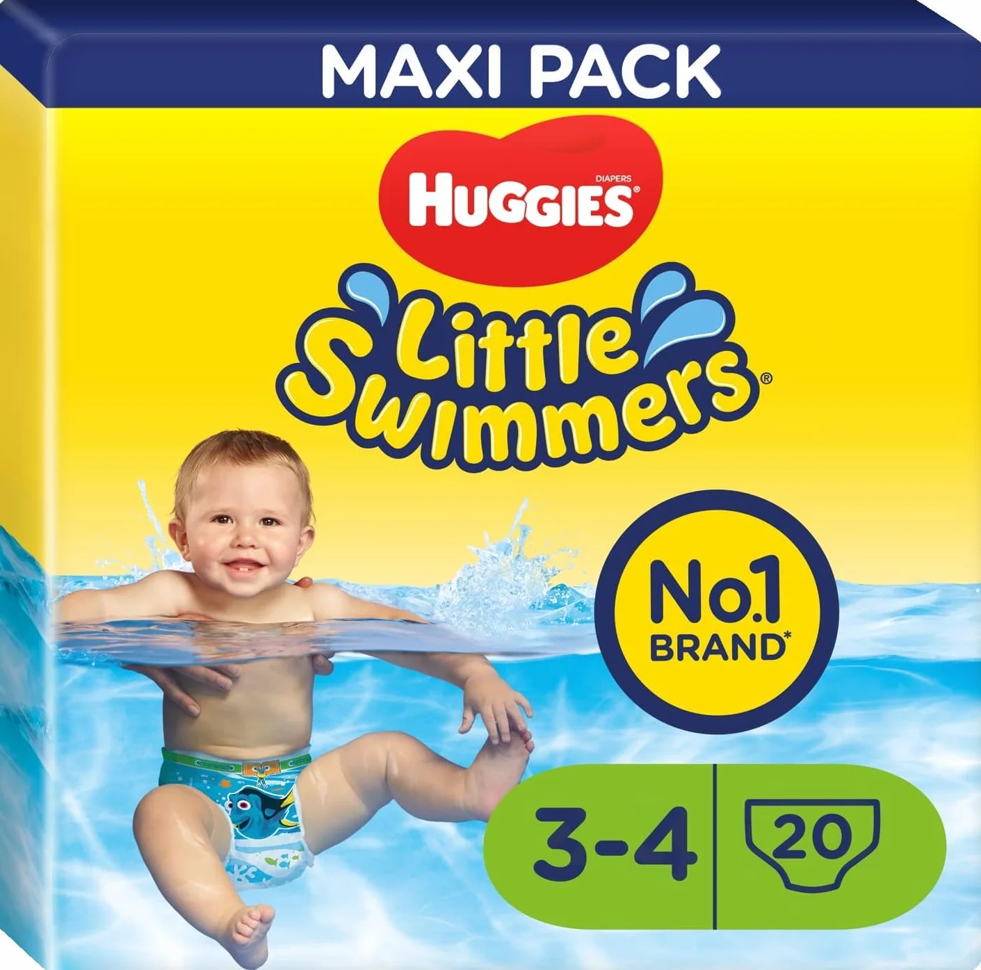 HUGGIES Little Swimmers T3/4 Maxi Pack x20