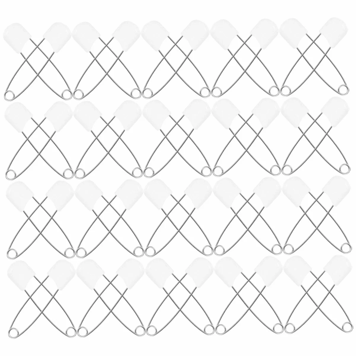Épingles à Nourrice Sécurisées pour Bébés - Lot de 60 pour Couches et Vêtements