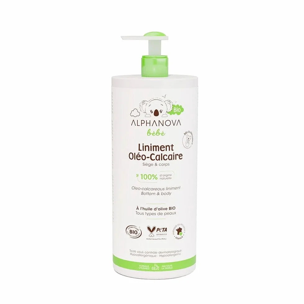 Alphanova Liniment oléo-calcaire à l'huile d'olive bio 900 ml