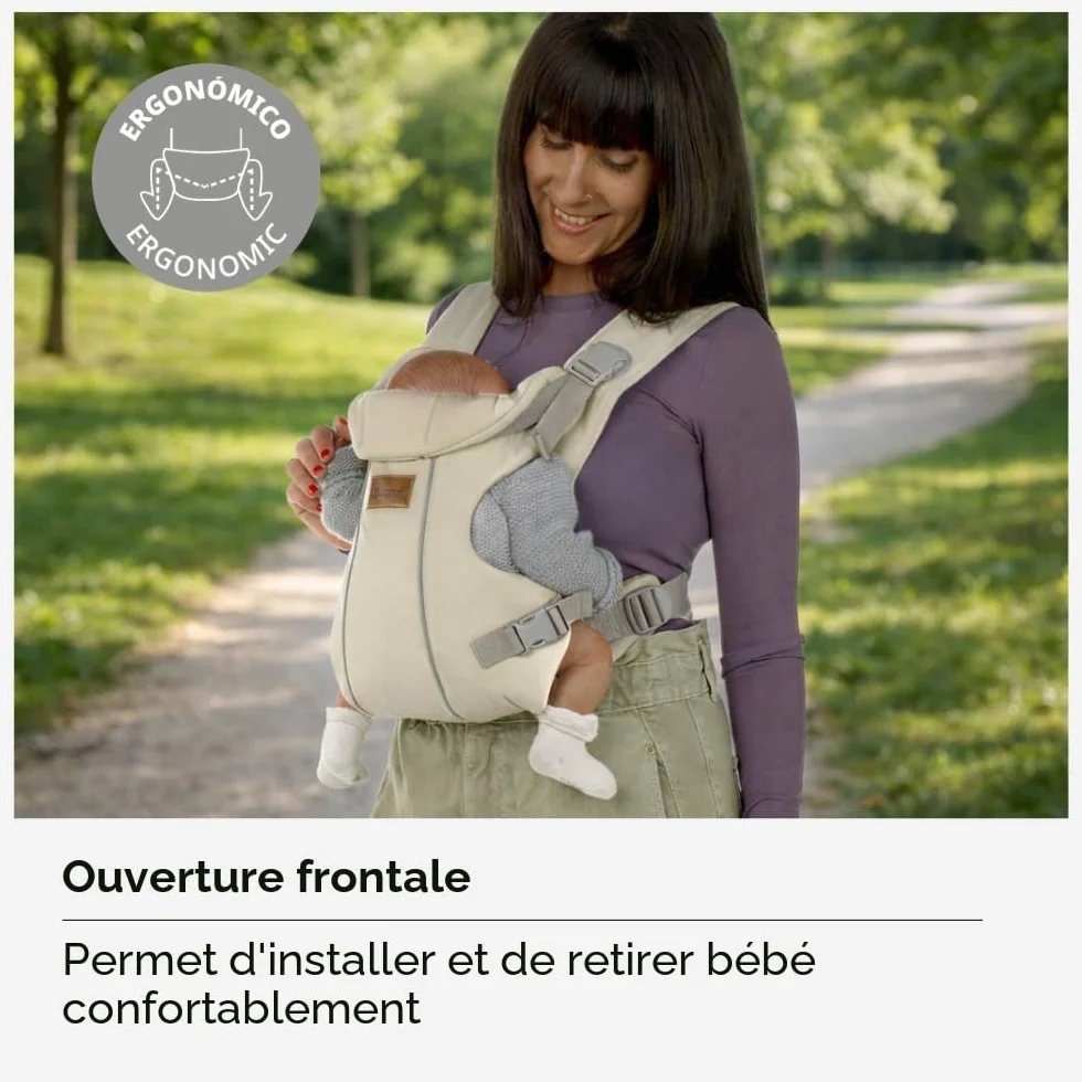 Jané Dual Porte-Bébé Ergonomique 3 Positions 3,5–15 kg Beige